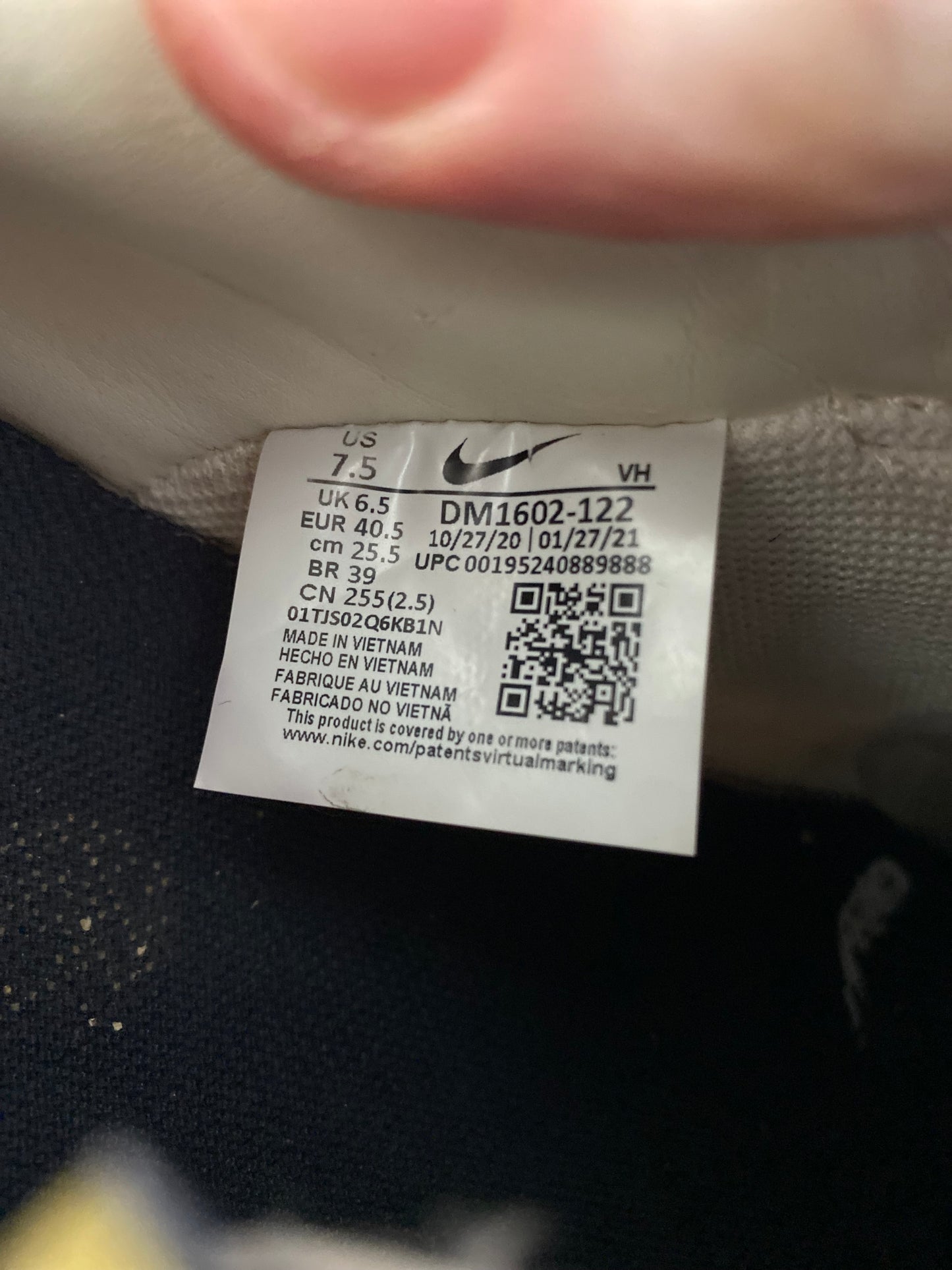 NIKE X OFF WHITE DUNK LOW ‘LOT 30’ - UK 6.5