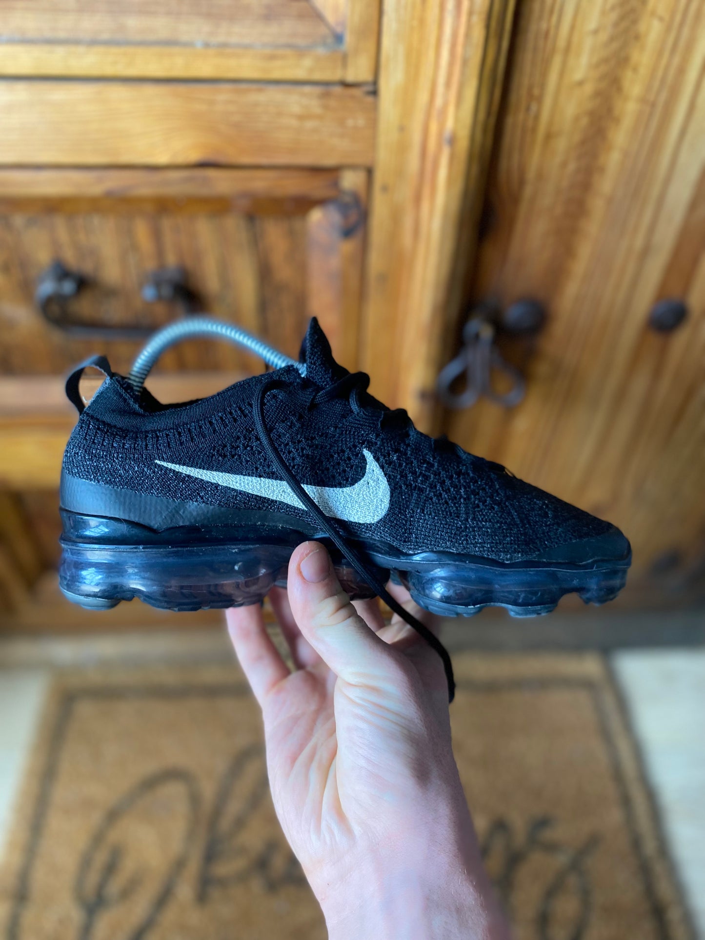 NIKE VAPORMAX FLYKNIT ‘BLACK SAIL ANTHRACITE’ - UK 5