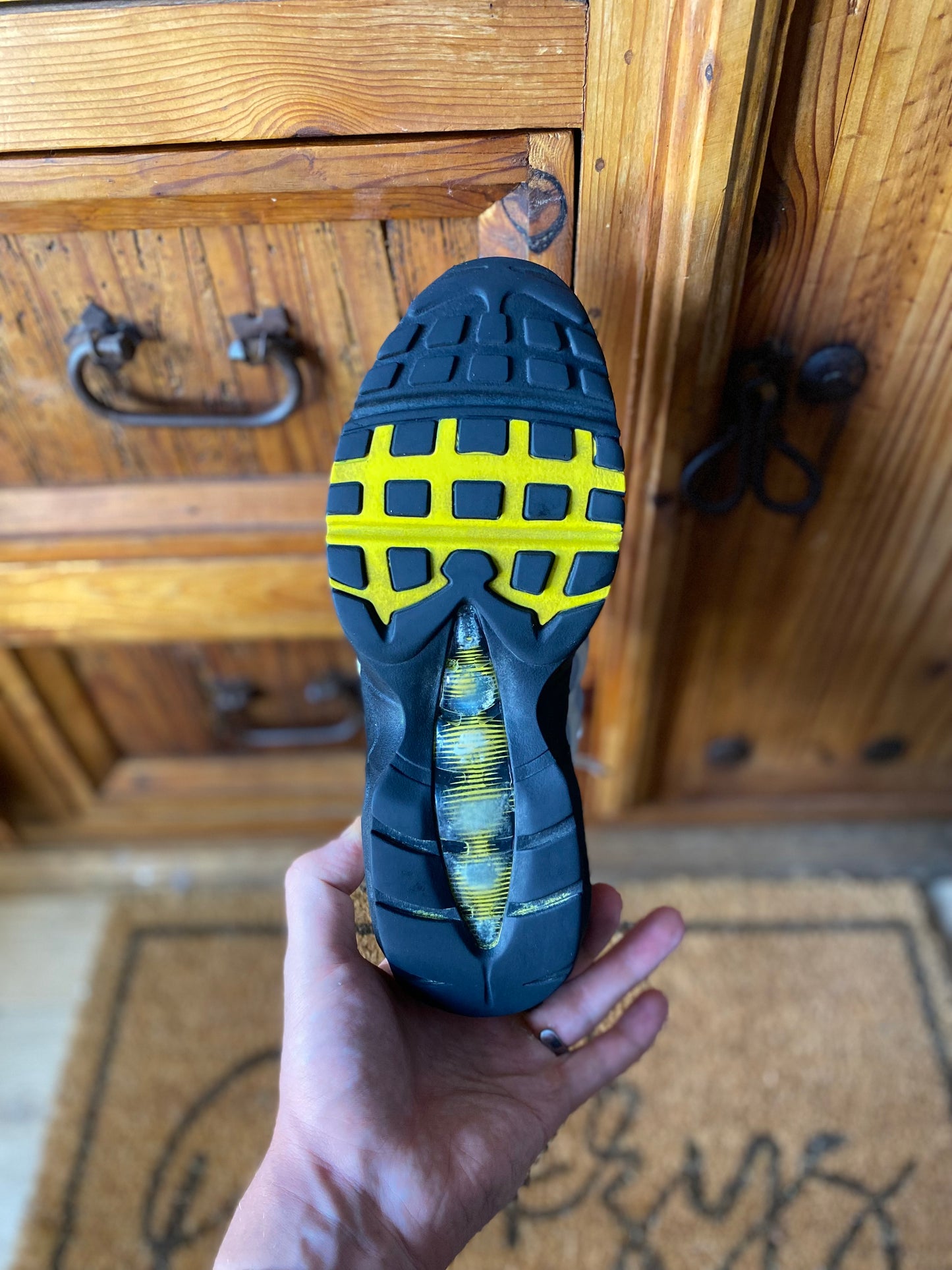 NIKE AIR MAX 95 ‘WOLF GREY TOUR YELLOW’ - UK 6.5