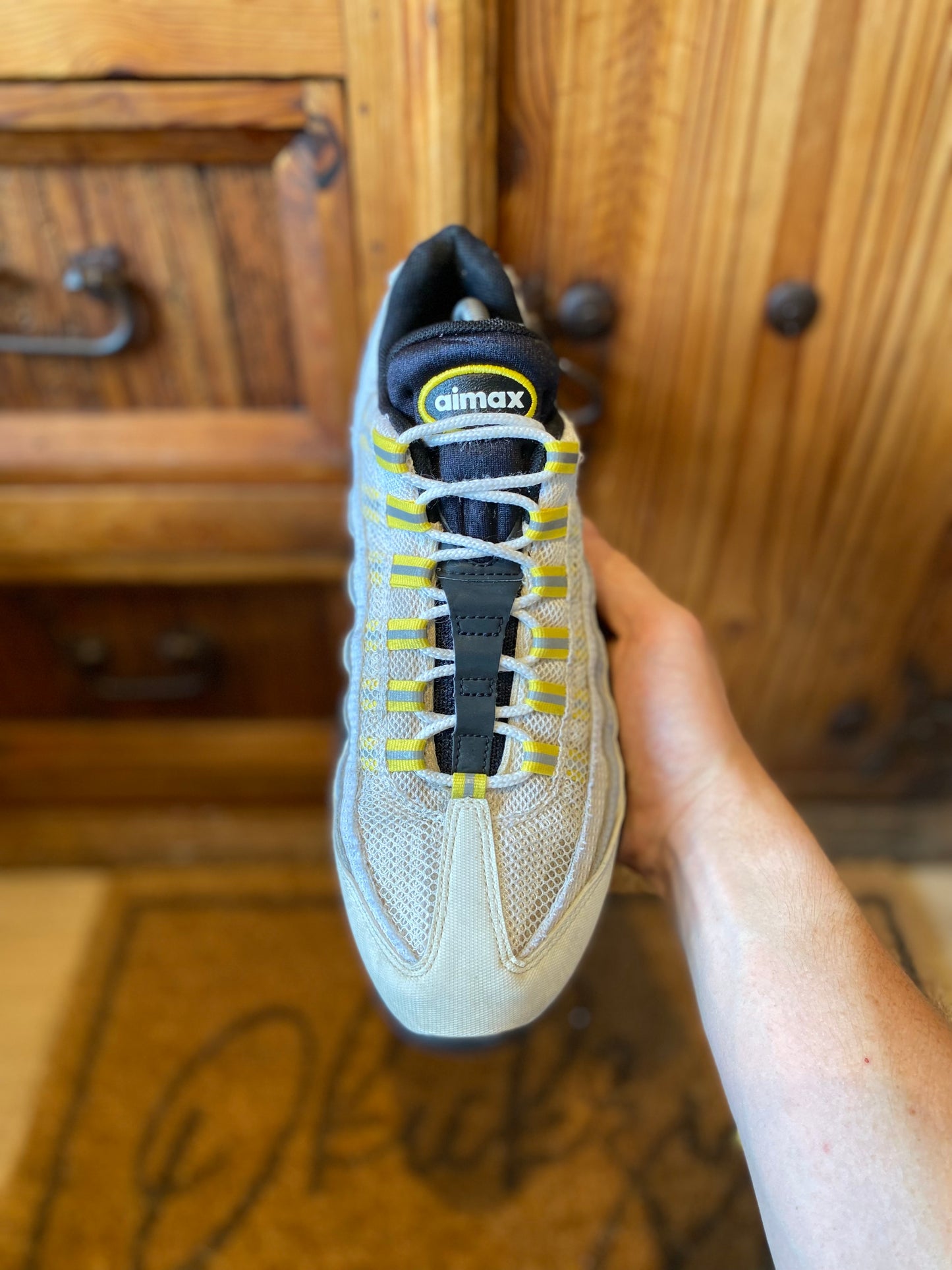 NIKE AIR MAX 95 ‘WOLF GREY TOUR YELLOW’ - UK 9