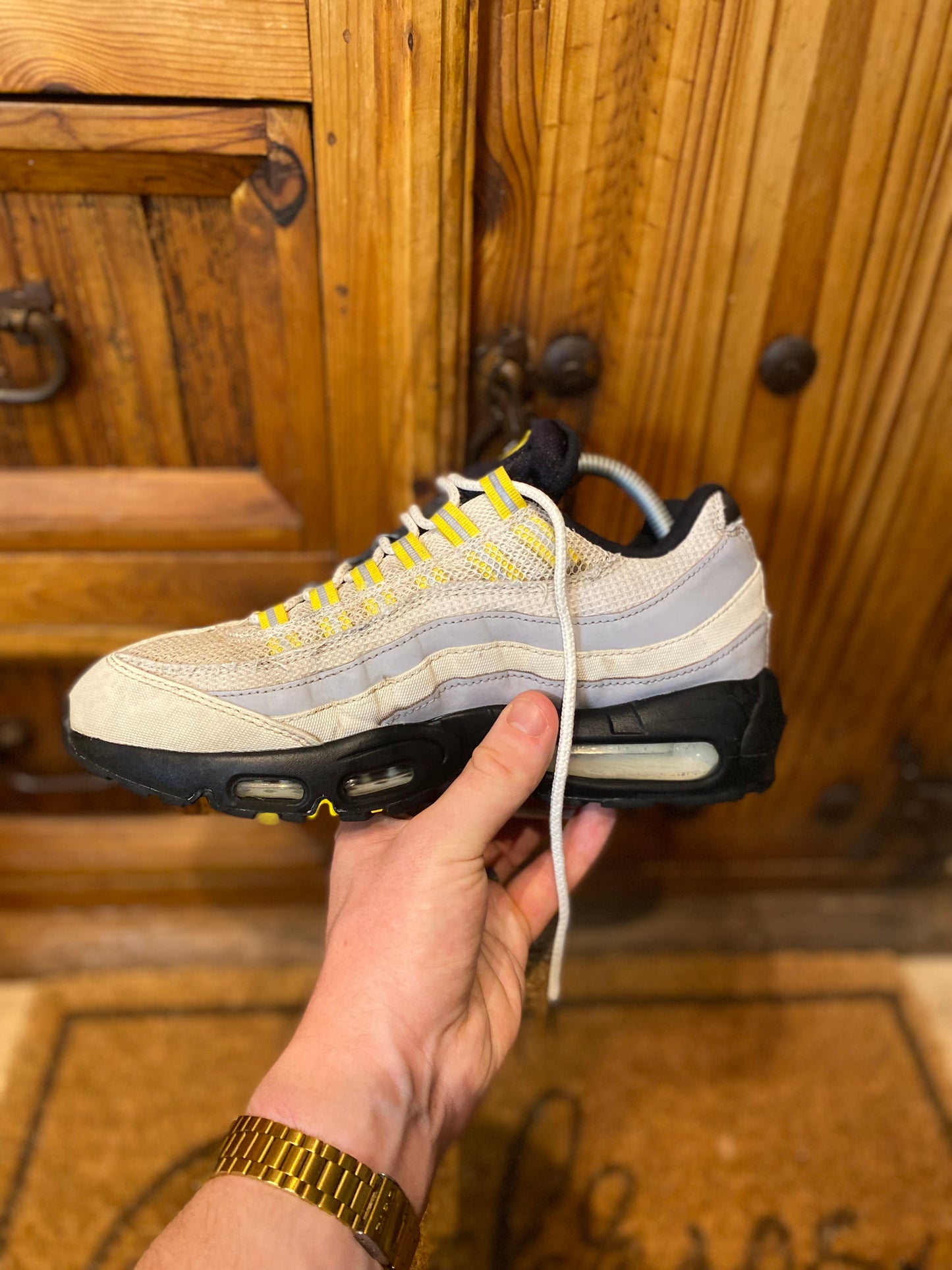 NIKE AIR MAX 95 ‘WOLF GREY TOUR YELLOW’ - UK 7