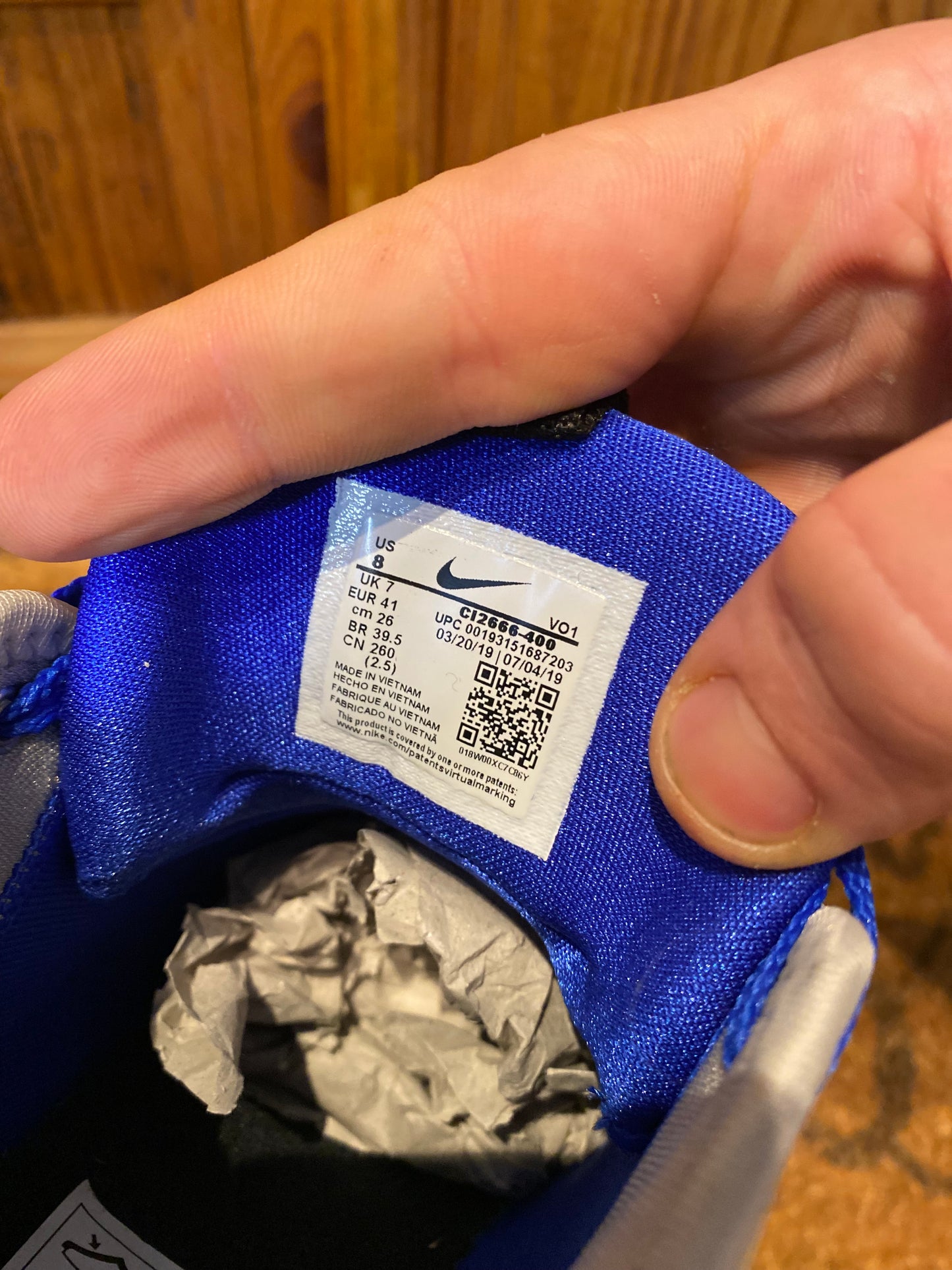 NIKE X NASA PAUL GEORGE 3 ‘APOLLO 14’ - DS - UK 7