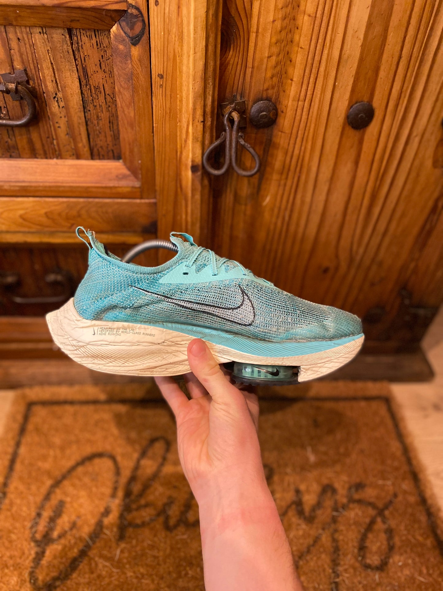 NIKE AIR ZOOM ALPHAFLY ‘HYPER TURQUOISE’ - UK 9.5