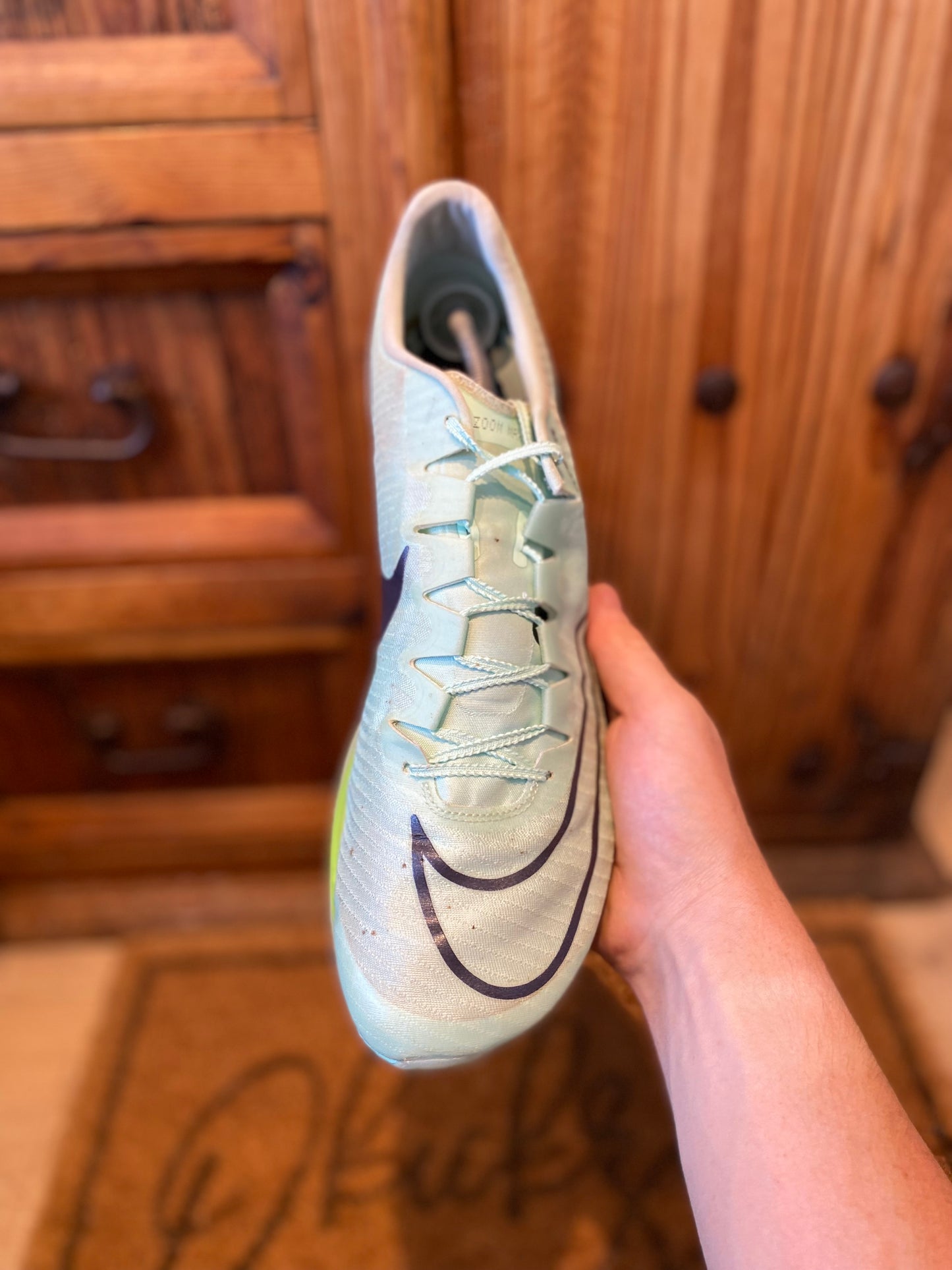 NIKE AIR ZOOM MAXFLY SPRINT SPIKES ‘MINT FOAM’ - UK 14