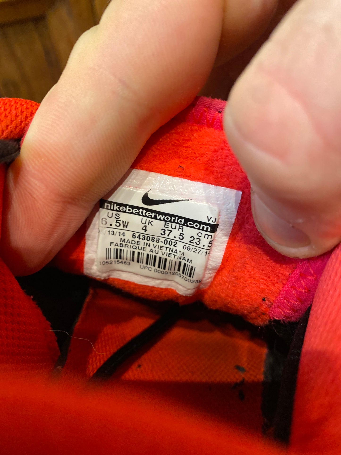 NIKE FLEX TRAINER 4 ‘BLACK PURE PLATINUM’ - UK 4