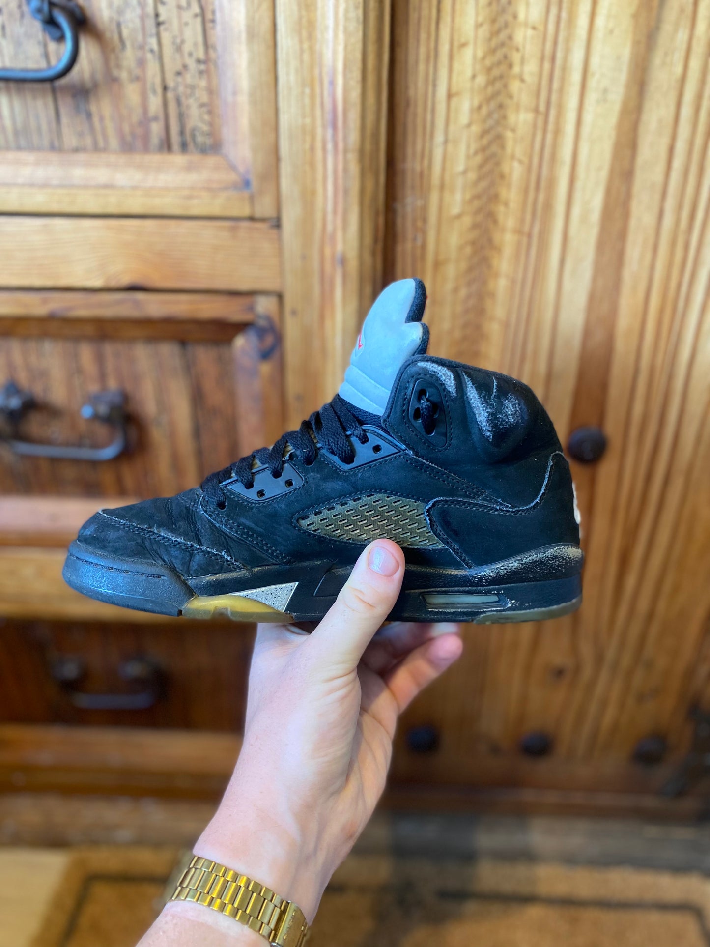 JORDAN 5 ‘BLACK METALLIC’ - UK 6
