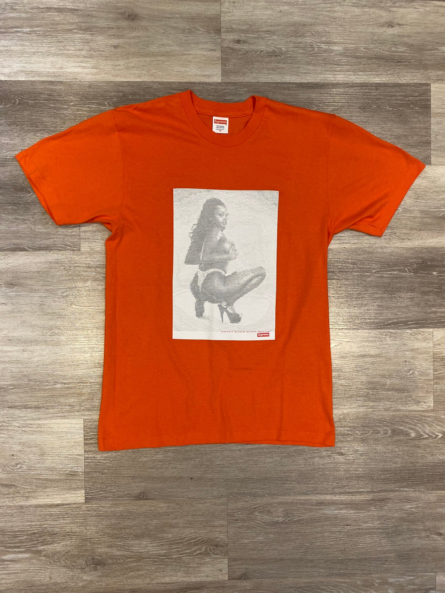 SUPREME ORANGE DIGI T-SHIRT - SS17 - M