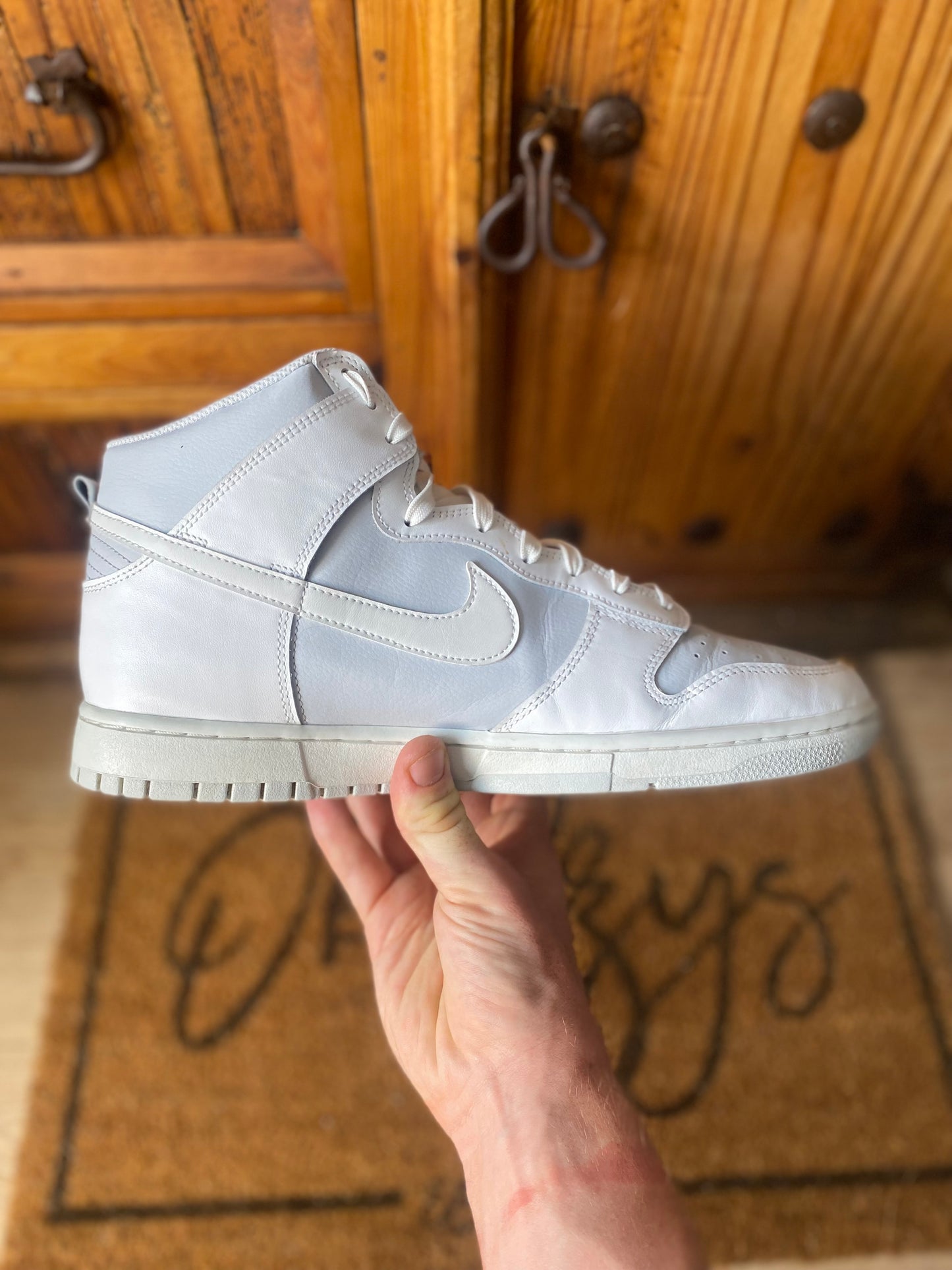NIKE DUNK HIGH ‘SUMMIT WHITE PURE PLATINUM’ - UK 12