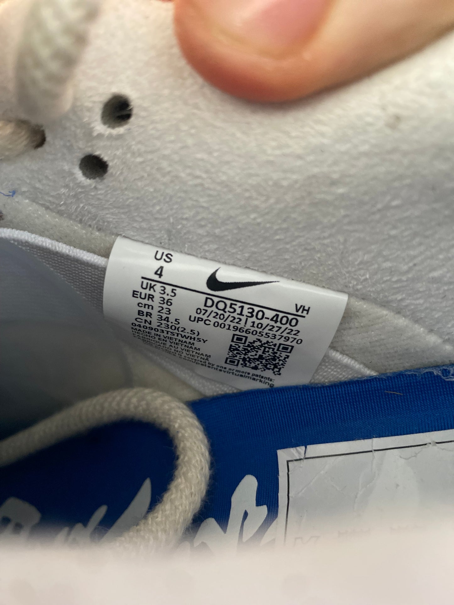 NIKE SB DUNK LOW ‘FLY STREETWEAR GARDENIA’ - UK 3.5