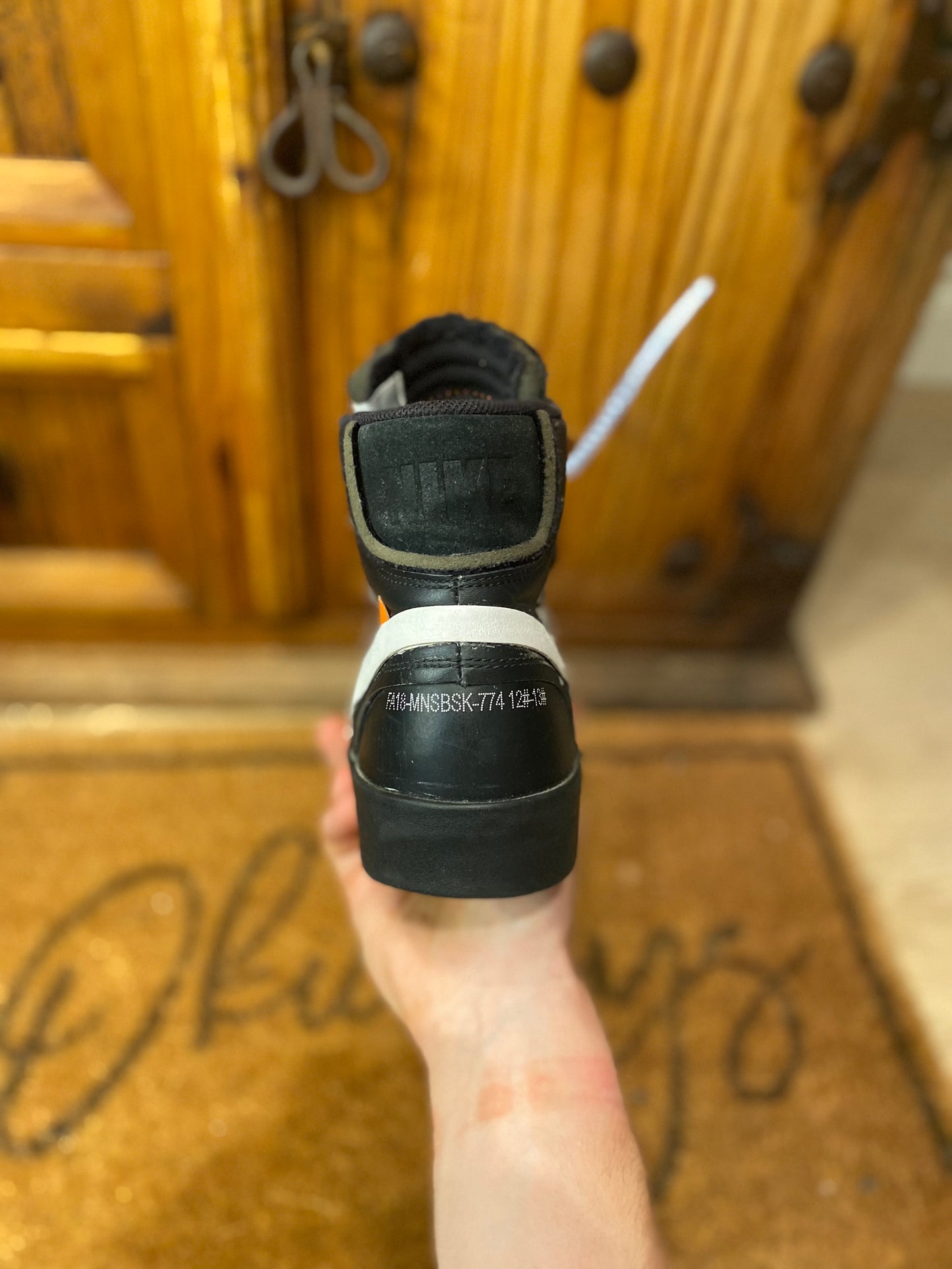 NIKE X OFF WHITE BLAZER MID ‘GRIM REAPER’ - UK 12