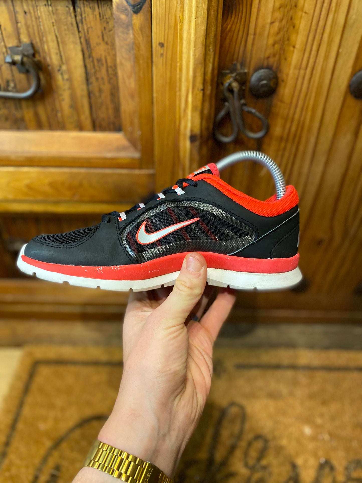 NIKE FLEX TRAINER 4 ‘BLACK PURE PLATINUM’ - UK 4