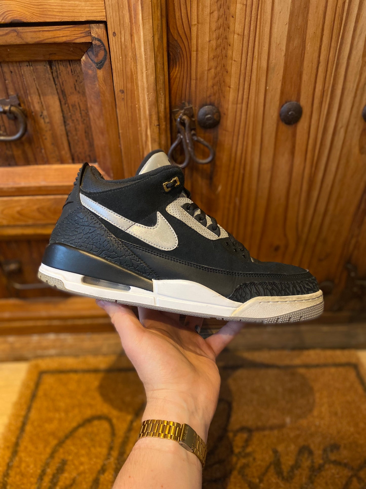 JORDAN 3 ‘TINKER HATFIELD BLACK CEMENT GOLD’ - UK 11