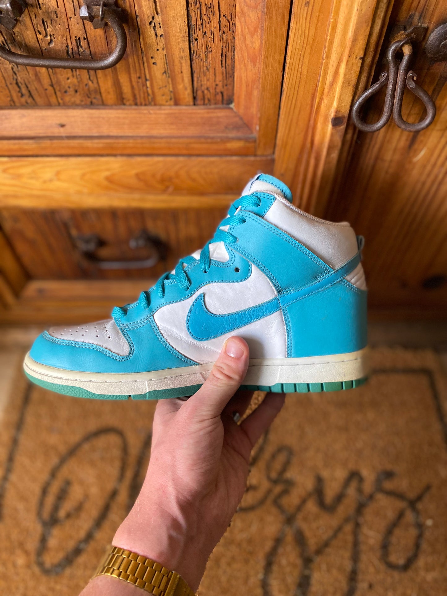 NIKE DUNK HIGH ‘MINERAL BLUE’ 2011 - UK 8