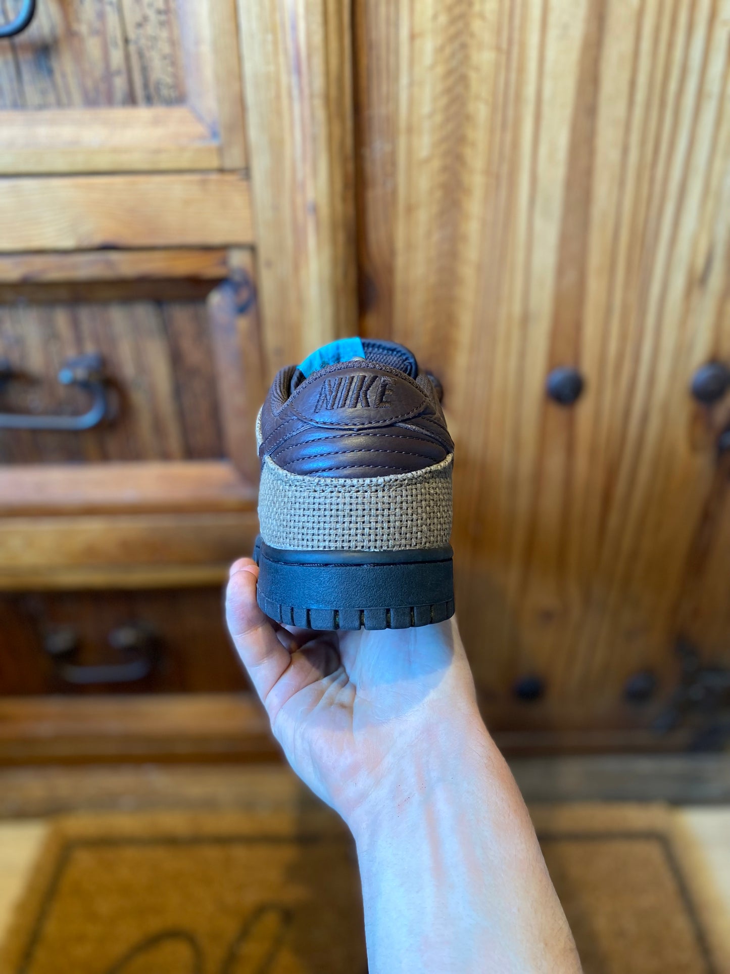 NIKE DUNK LOW CL ‘TAR / BOULDER BROWN VIVID’ *SAMPLE PAIR* - UK 8