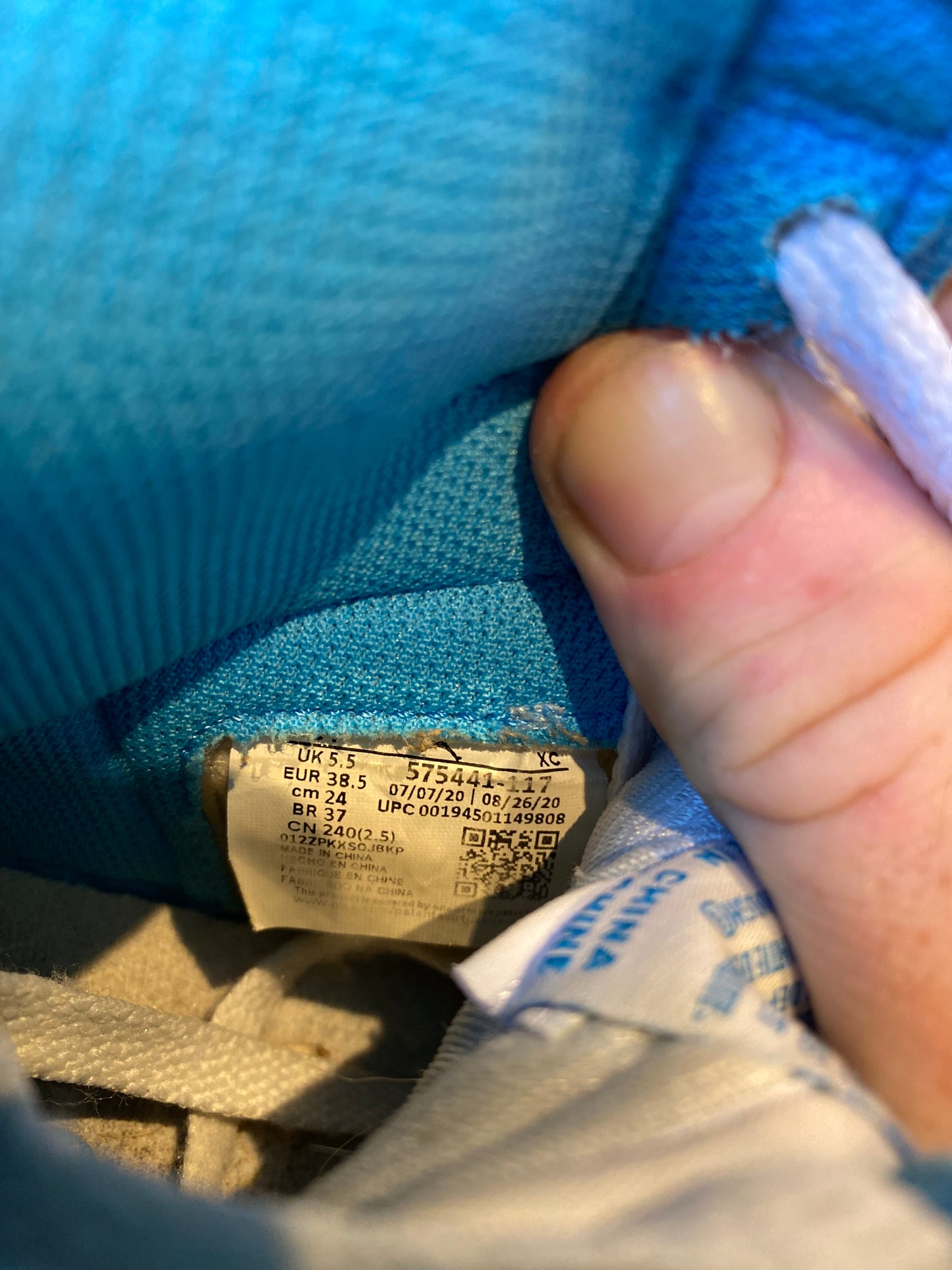 JORDAN 1 HIGH ‘UNC’ - UK 5.5