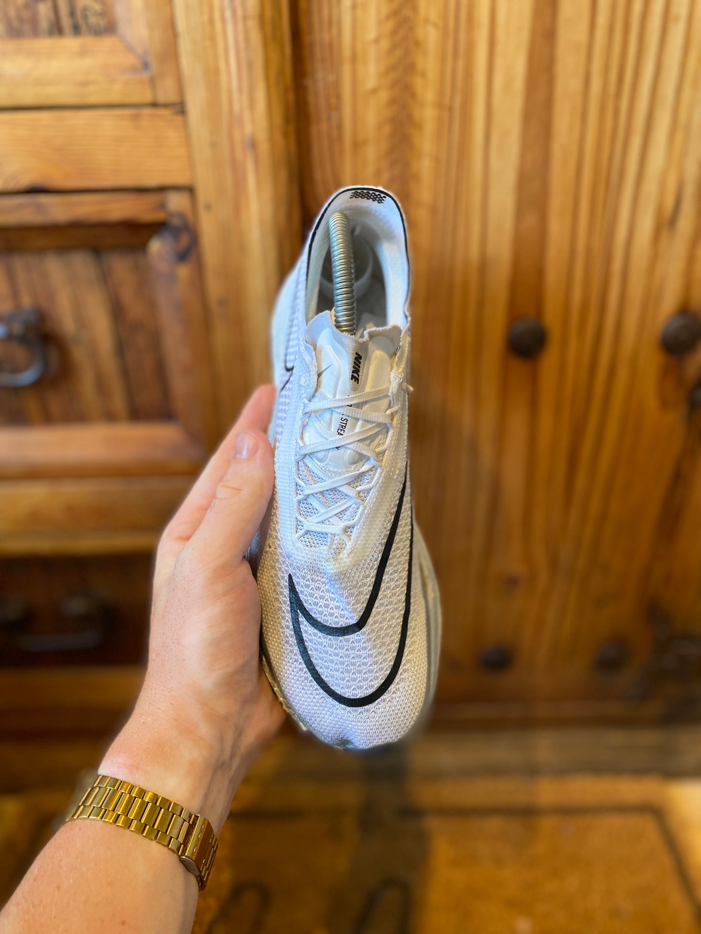 NIKE ZOOMX STREAKFLY PREMIUM ‘WHITE SILVER METALLIC’ - UK 6