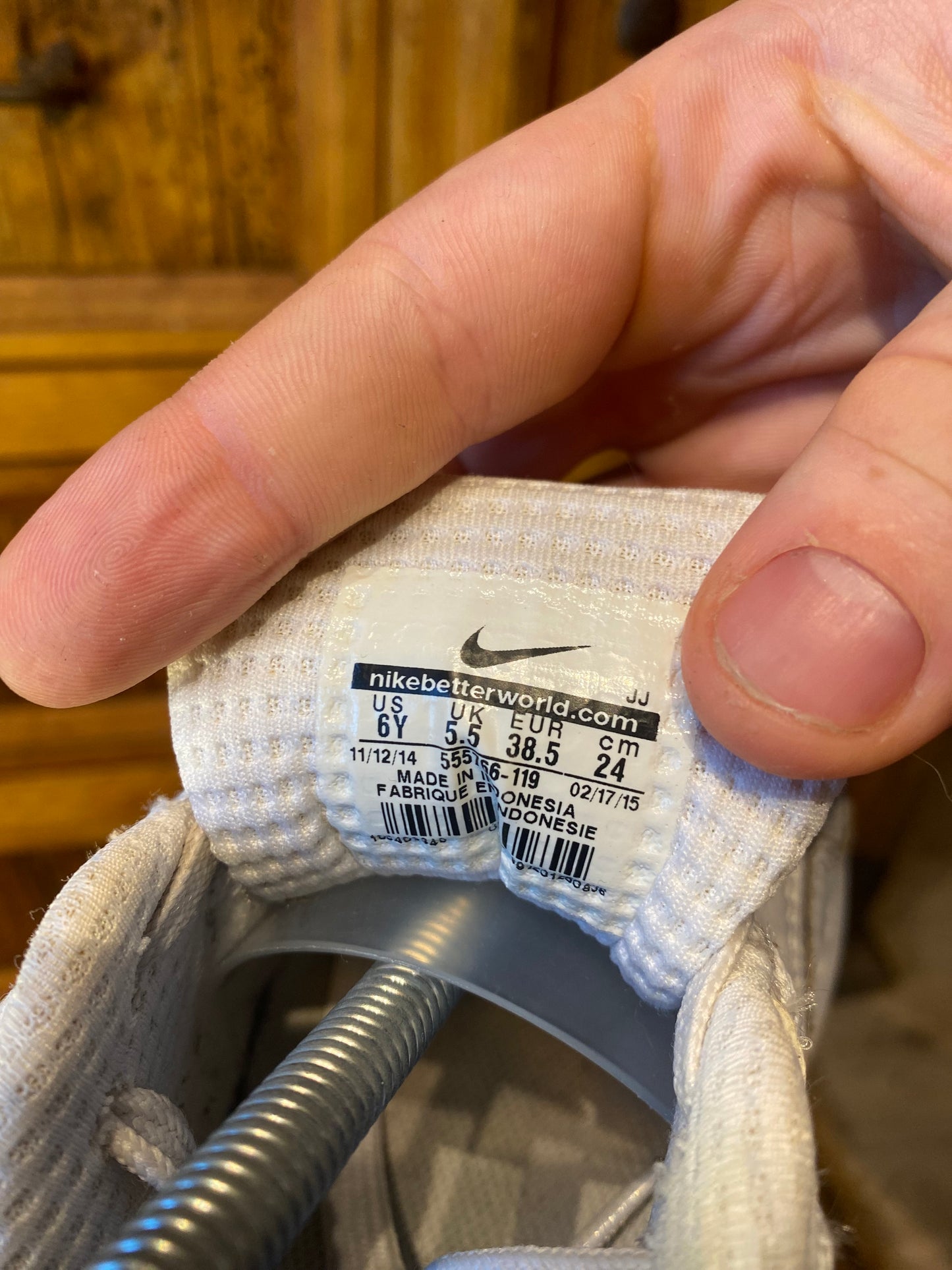 NIKE AIR MAX 1 ‘ALL WHITE’ - UK 5.5