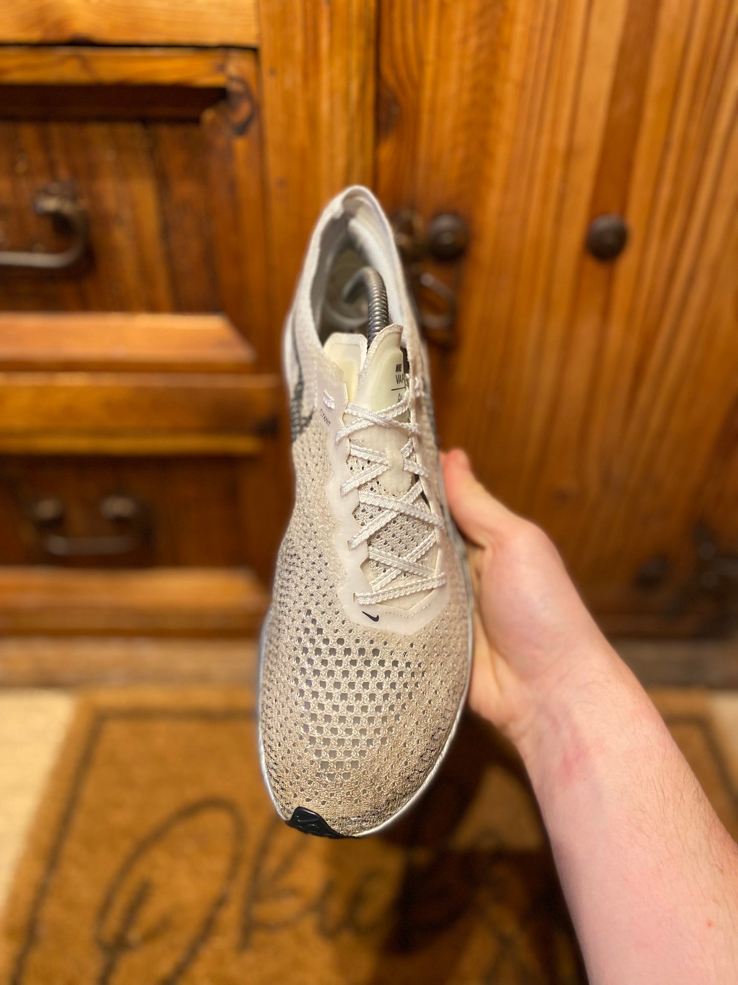 NIKE ZOOMX VAPORFLY 3 ‘WHITE PARTICLE GREY’ - UK 8.5