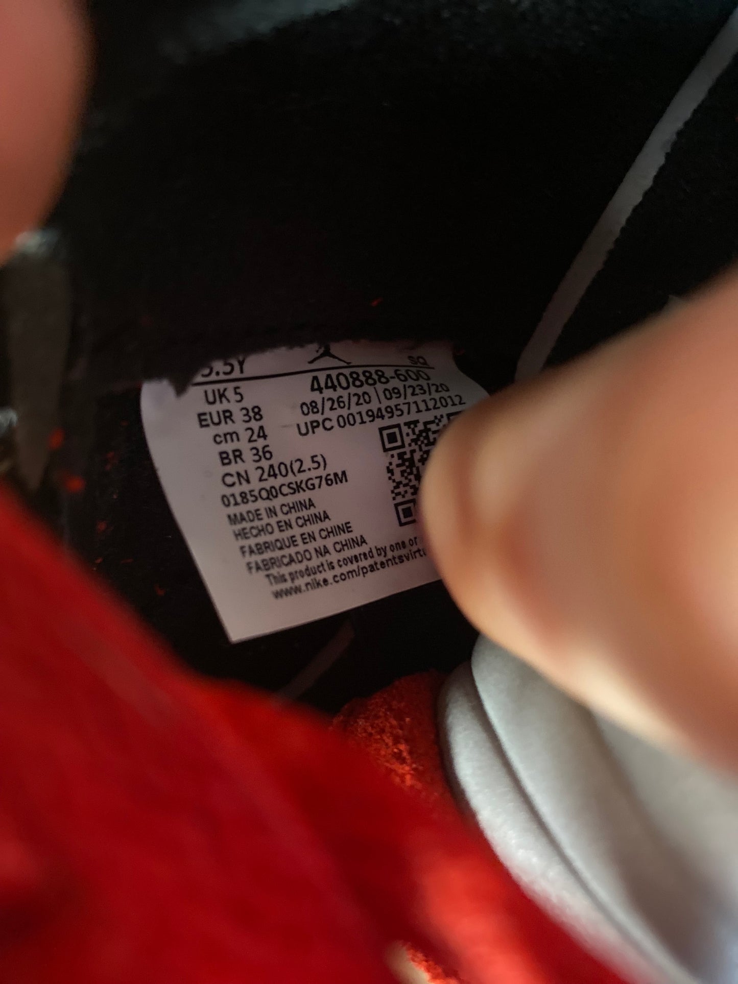 JORDAN 5 ‘RAGING BULL’ - UK 5