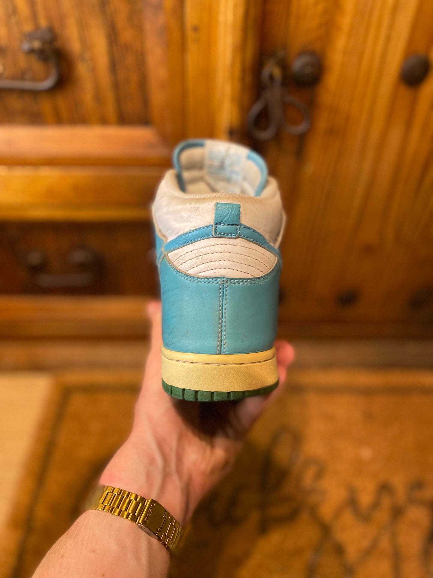 NIKE DUNK HIGH ‘OSTRICH PACK MINERAL BLUE’ 2011 *RARE* - UK 8