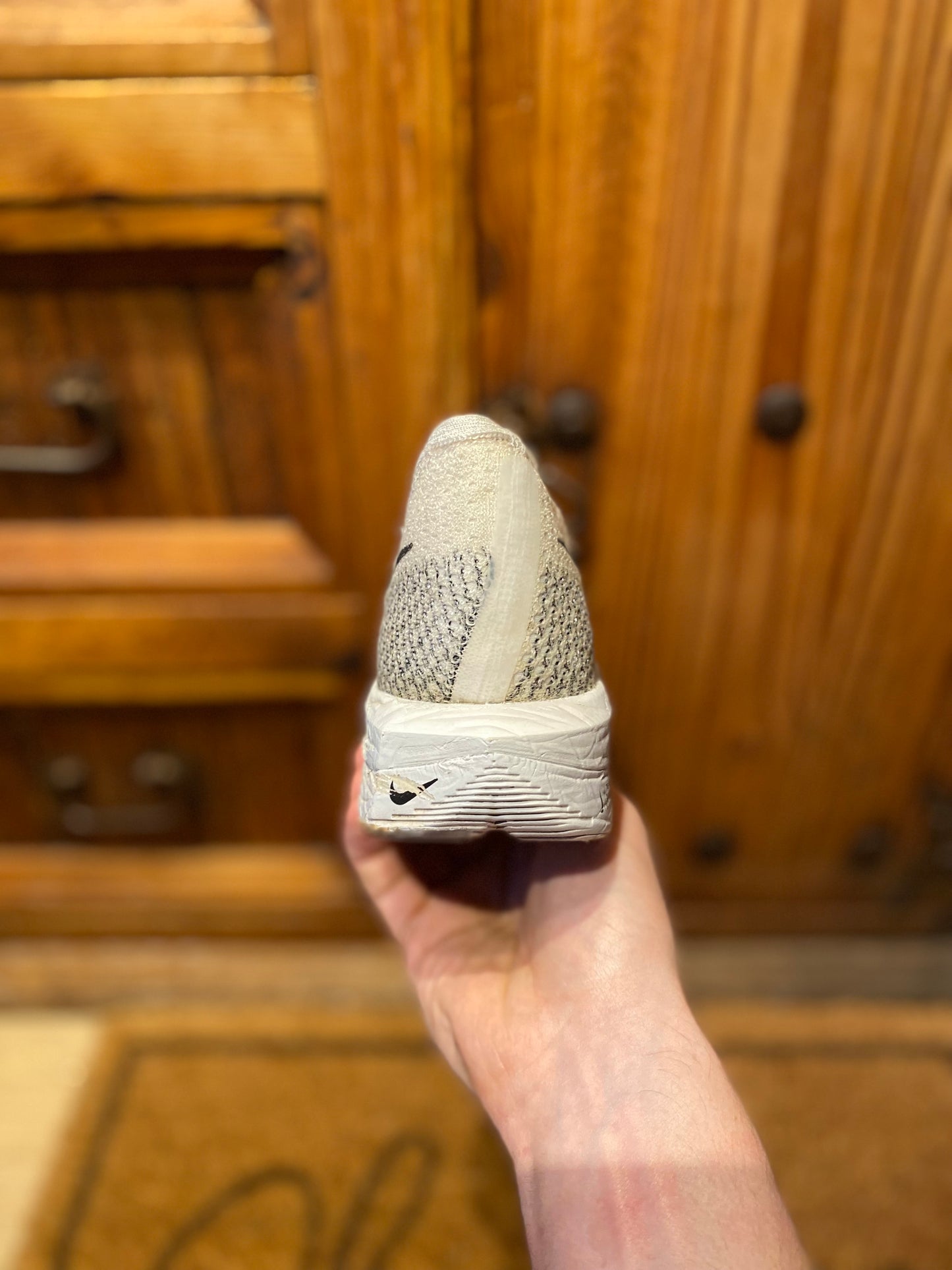 NIKE ZOOMX VAPORFLY 3 ‘WHITE PARTICLE GREY’ - UK 8.5