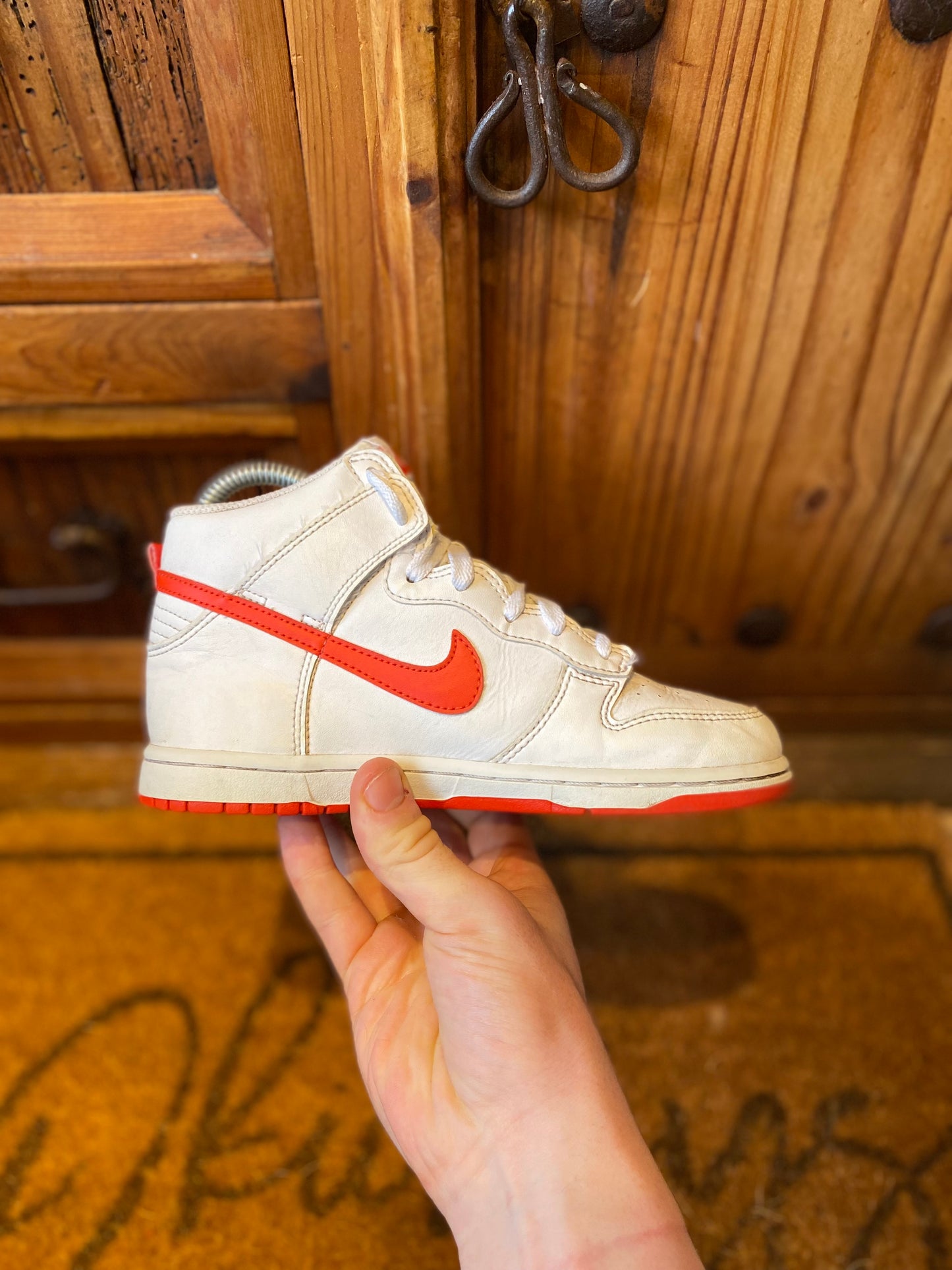 NIKE DUNK HIGH ‘WHITE PICANTE RED’ - UK 2