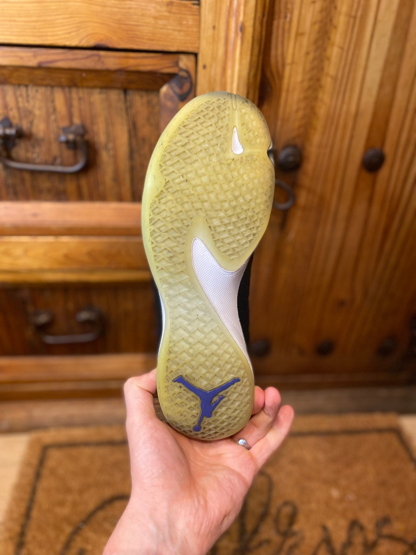 JORDAN SUPER FLY 5 ‘BLACK CONCORD WHITE’ - UK 7.5