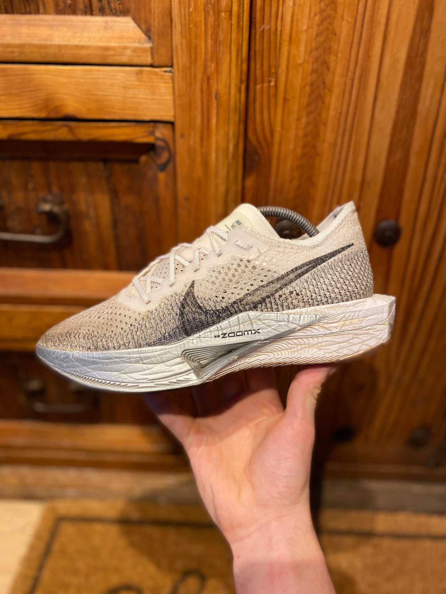 NIKE ZOOMX VAPORFLY 3 ‘WHITE PARTICLE GREY’ - UK 8.5