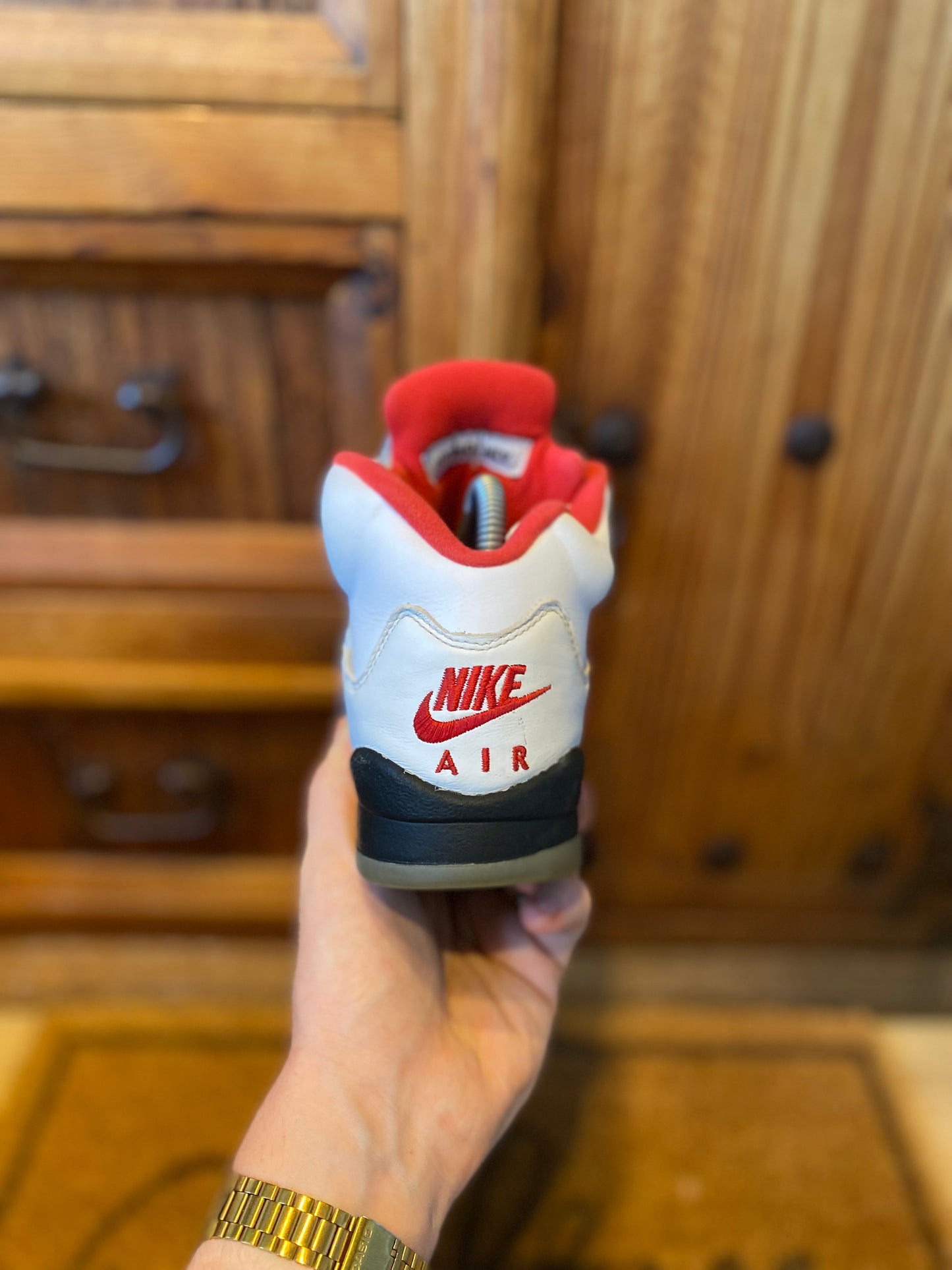 JORDAN 5 ‘FIRE RED SILVER TONGUE’ - UK 5.5