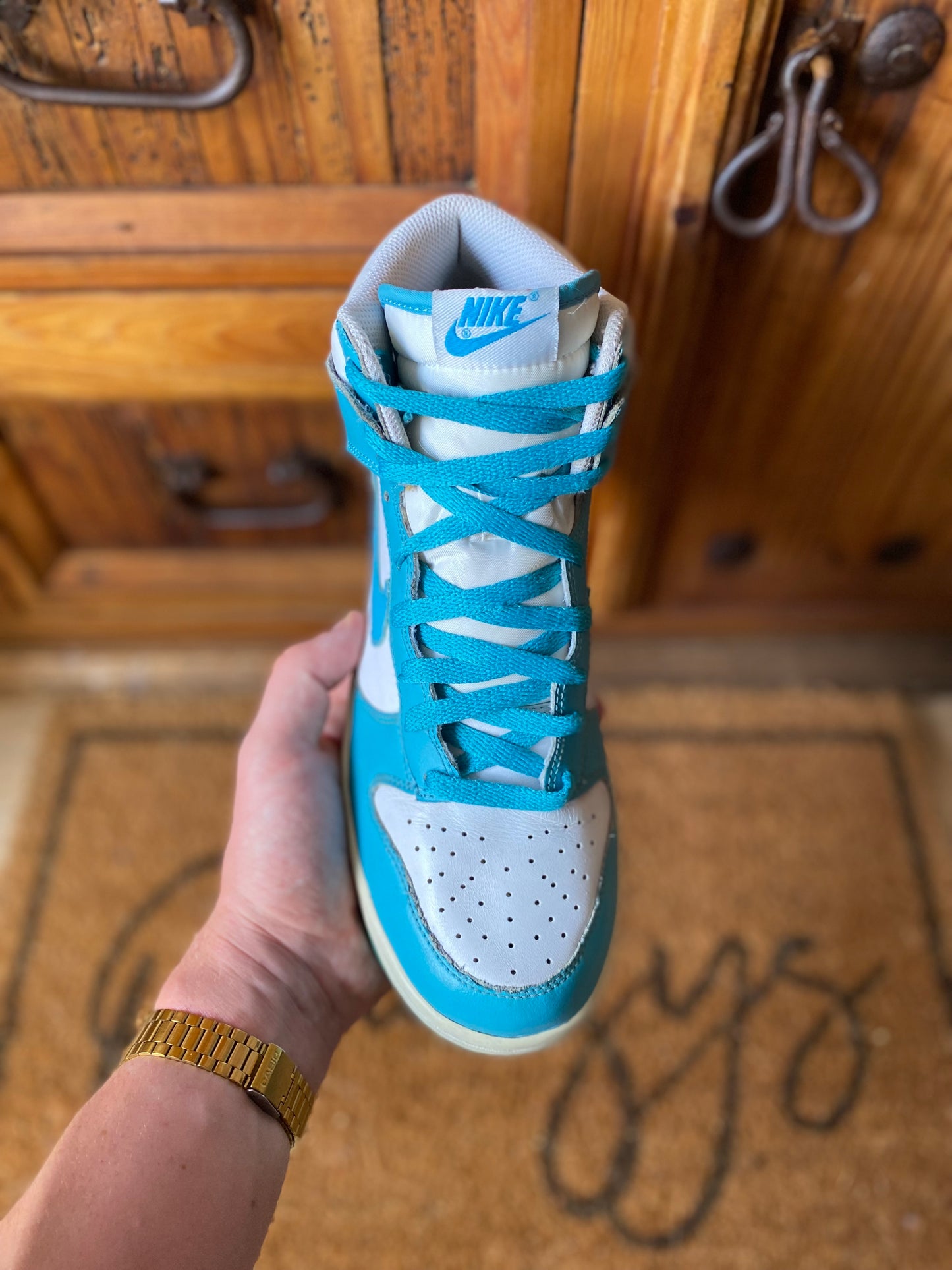 NIKE DUNK HIGH ‘MINERAL BLUE’ 2011 - UK 8