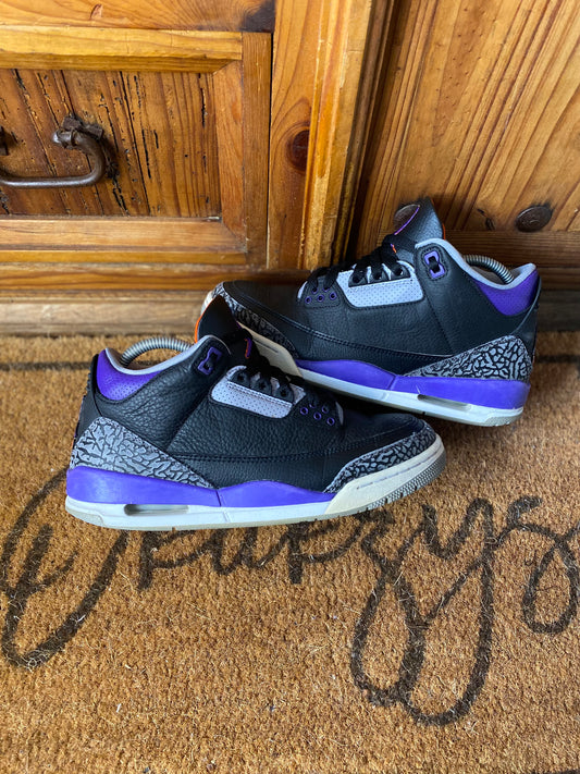 JORDAN 3 ‘COURT PURPLE’ - UK 7