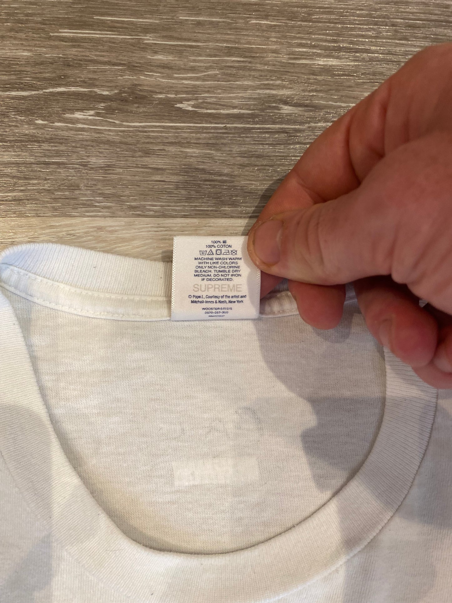 SUPREME POPE.L TRAINING CRAWL TEE