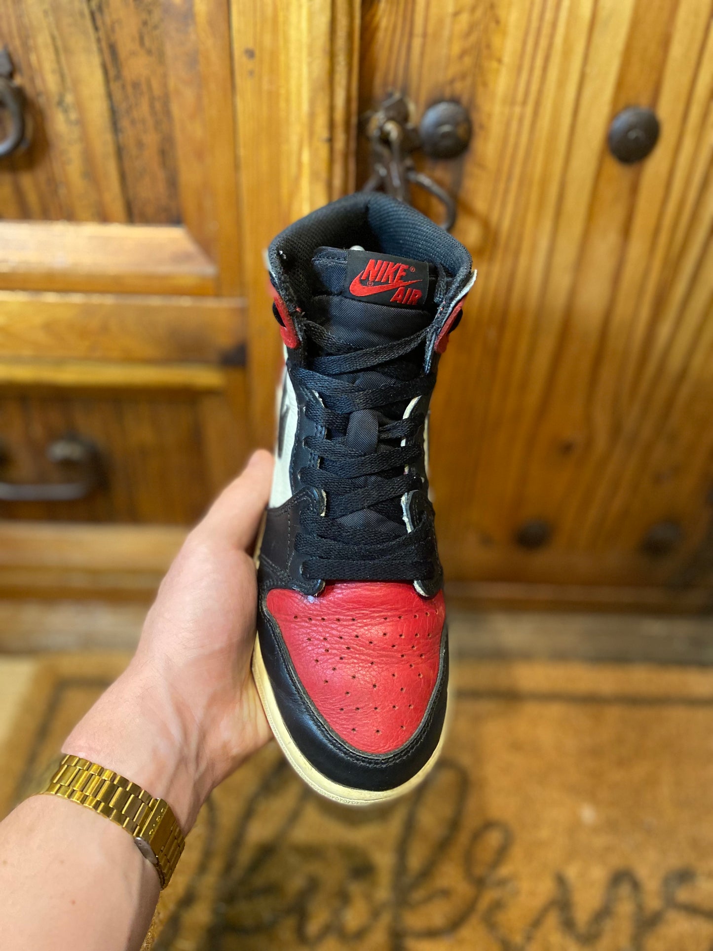 JORDAN 1 HIGH ‘BRED TOE’ - UK 6