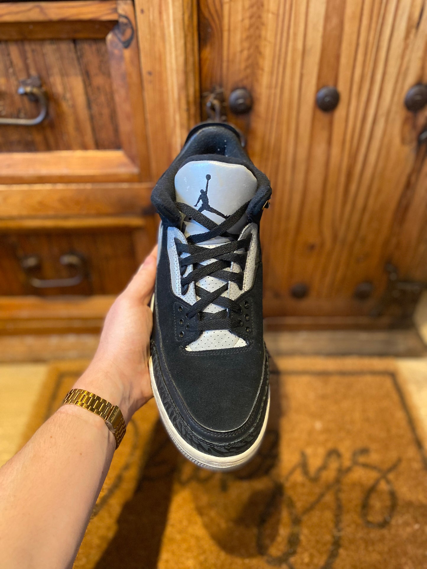 JORDAN 3 ‘TINKER HATFIELD BLACK CEMENT GOLD’ - UK 11