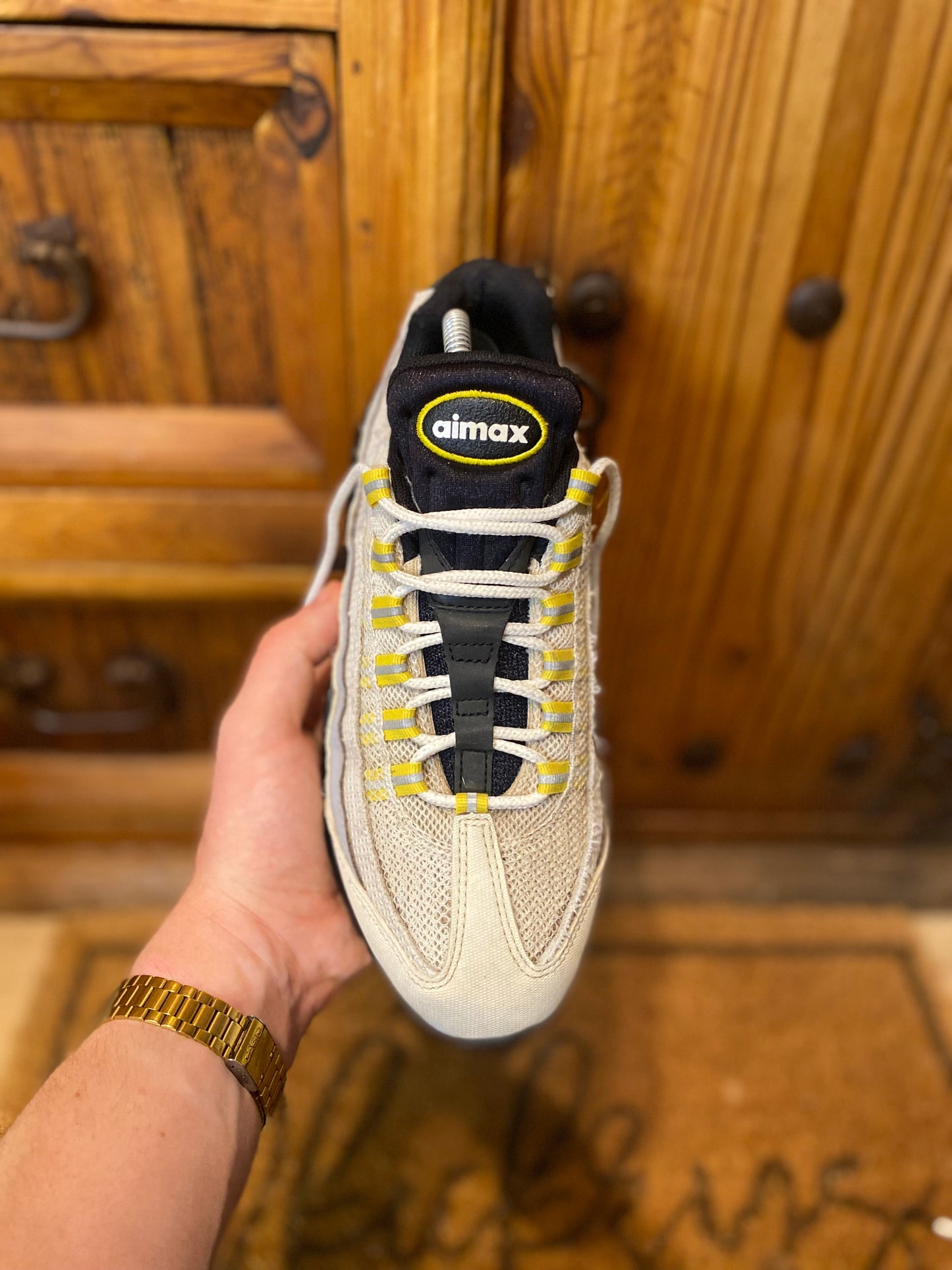 NIKE AIR MAX 95 ‘WOLF GREY TOUR YELLOW’ - UK 7