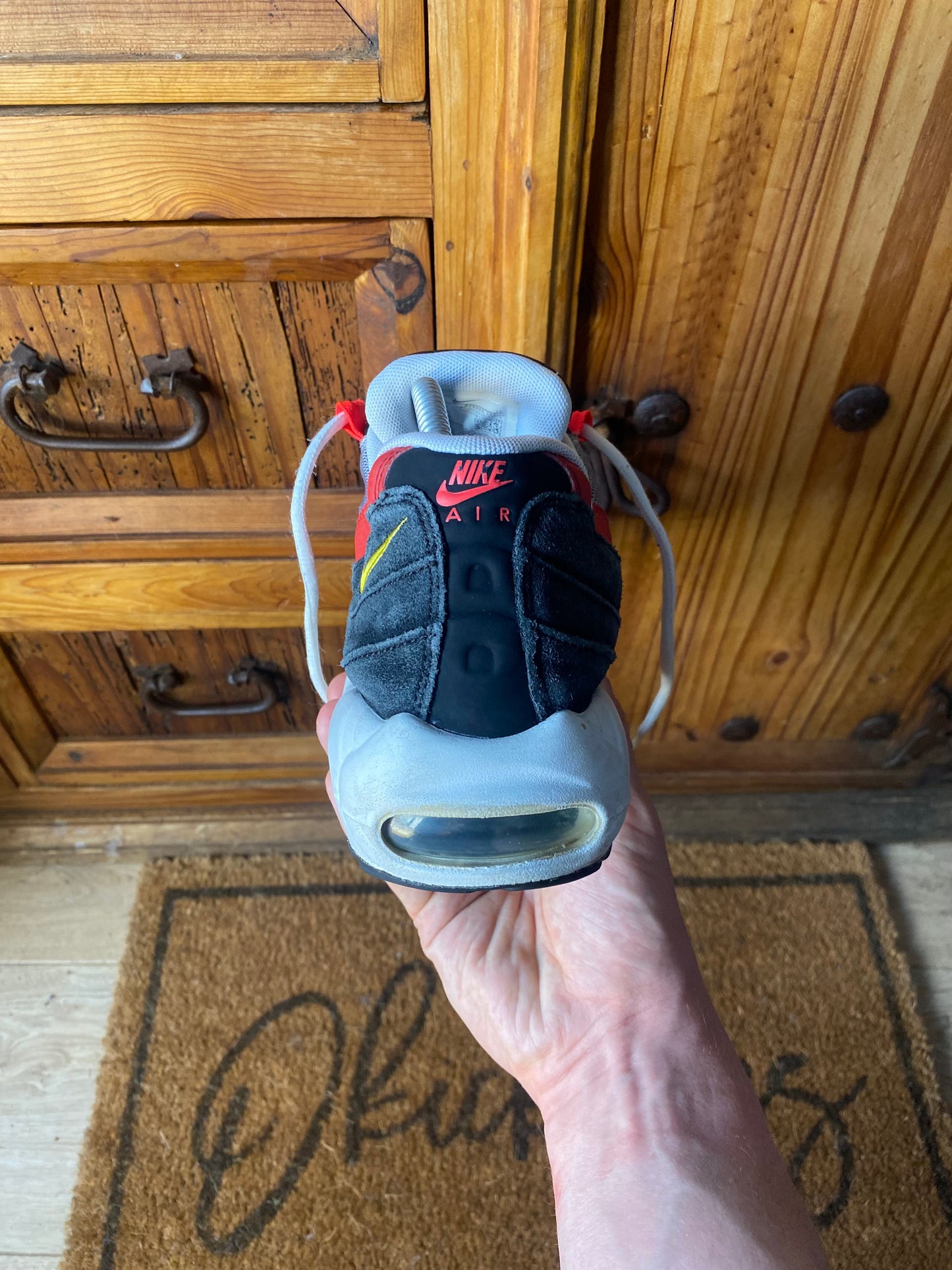 NIKE AIR MAX 95 ‘BLACK CRIMSON YELLOW’ - UK 8
