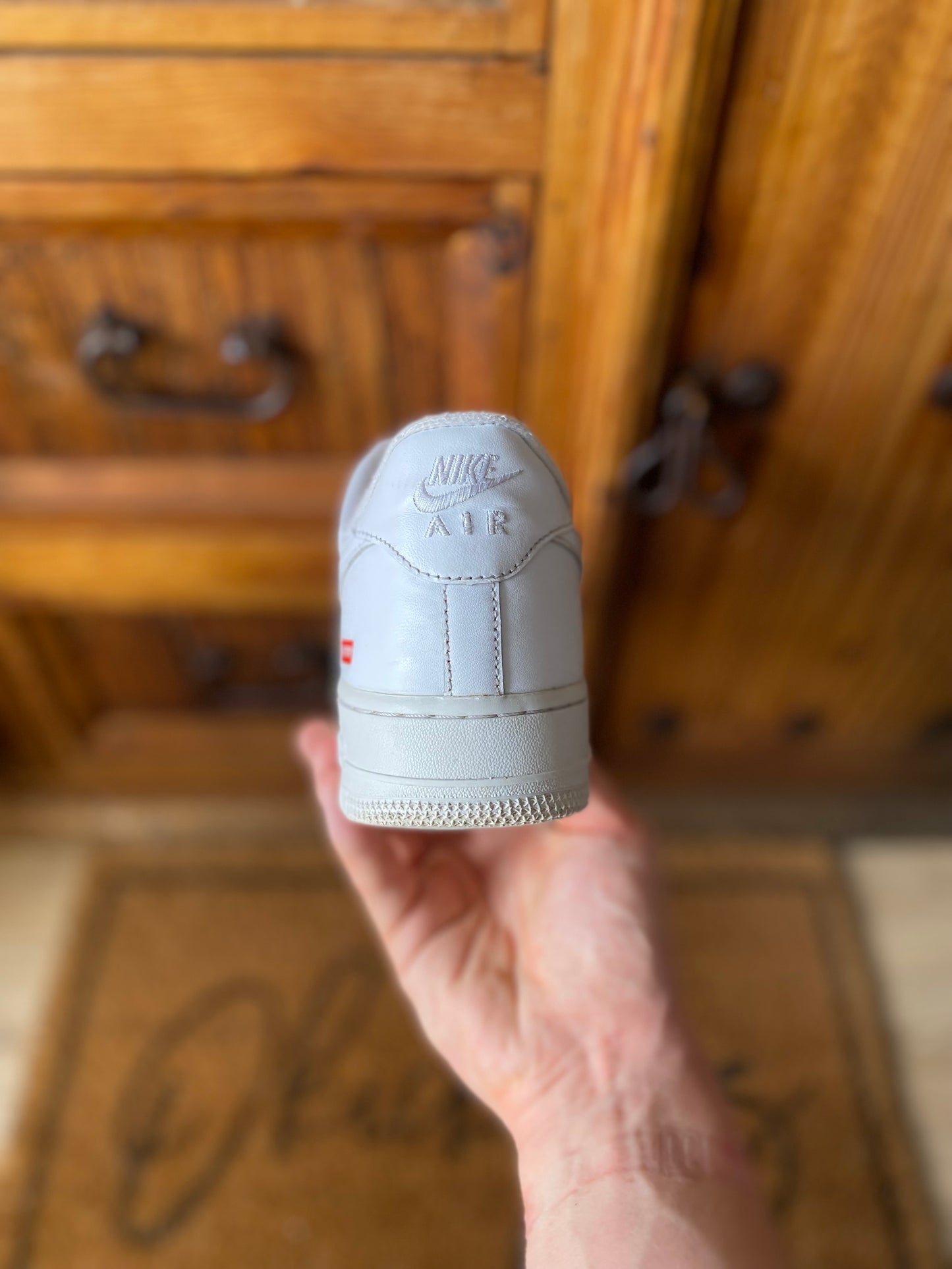 NIKE X SUPREME AIR FORCE 1 ‘WHITE’ - UK 7
