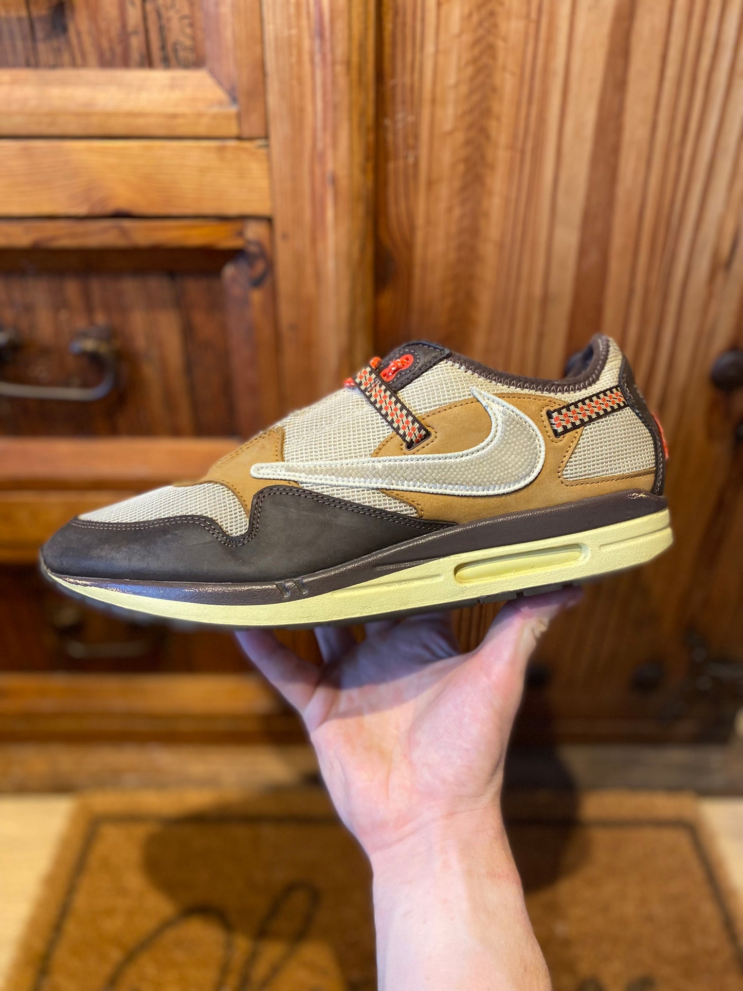 NIKE AIR MAX 1 TRAVIS SCOTT ‘CACTUS JACK BAROQUE BROWN’ - UK 13