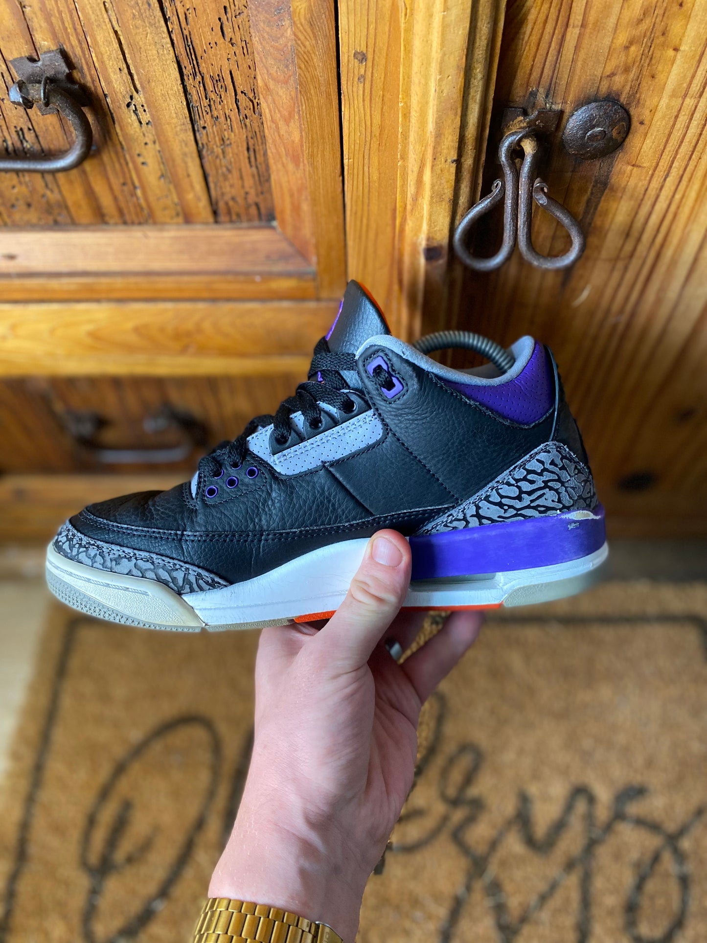 JORDAN 3 ‘COURT PURPLE’ - UK 7