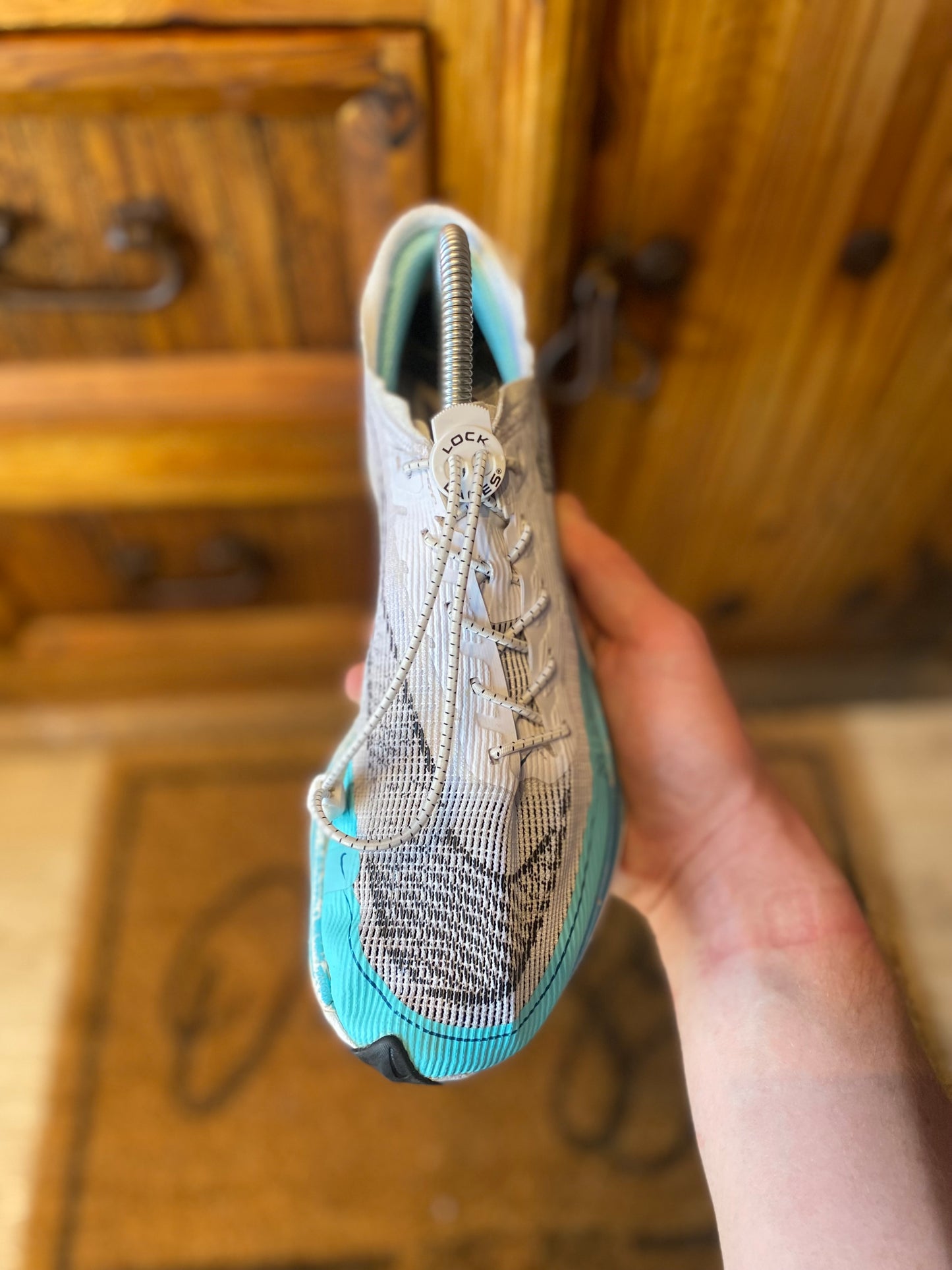 NIKE VAPORFLY 2 ‘WHITE AURORA GREEN’ - UK 6.5