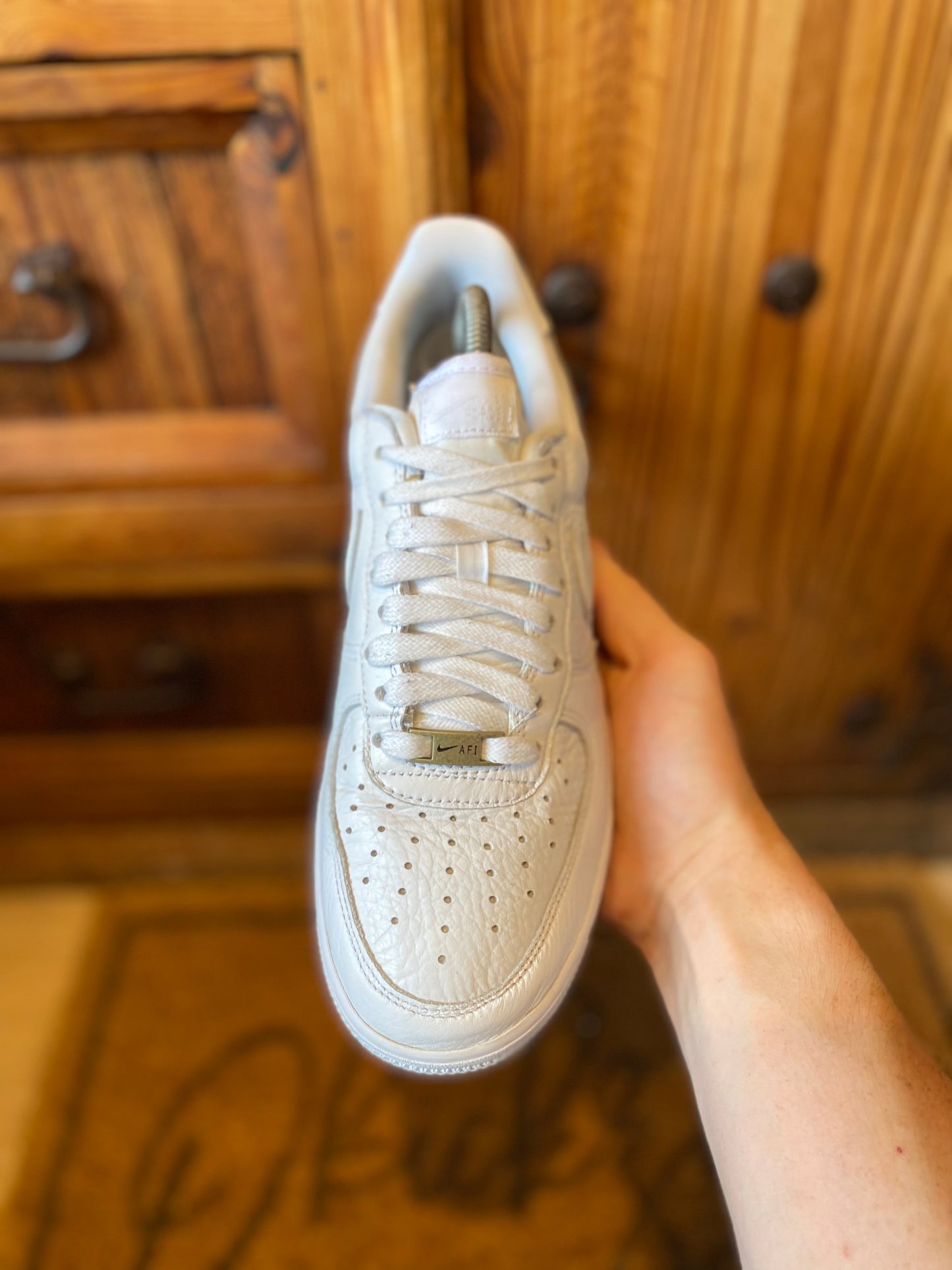 NIKE AIR FORCE 1 ‘QUADRUPLE WHITE’ - UK 7
