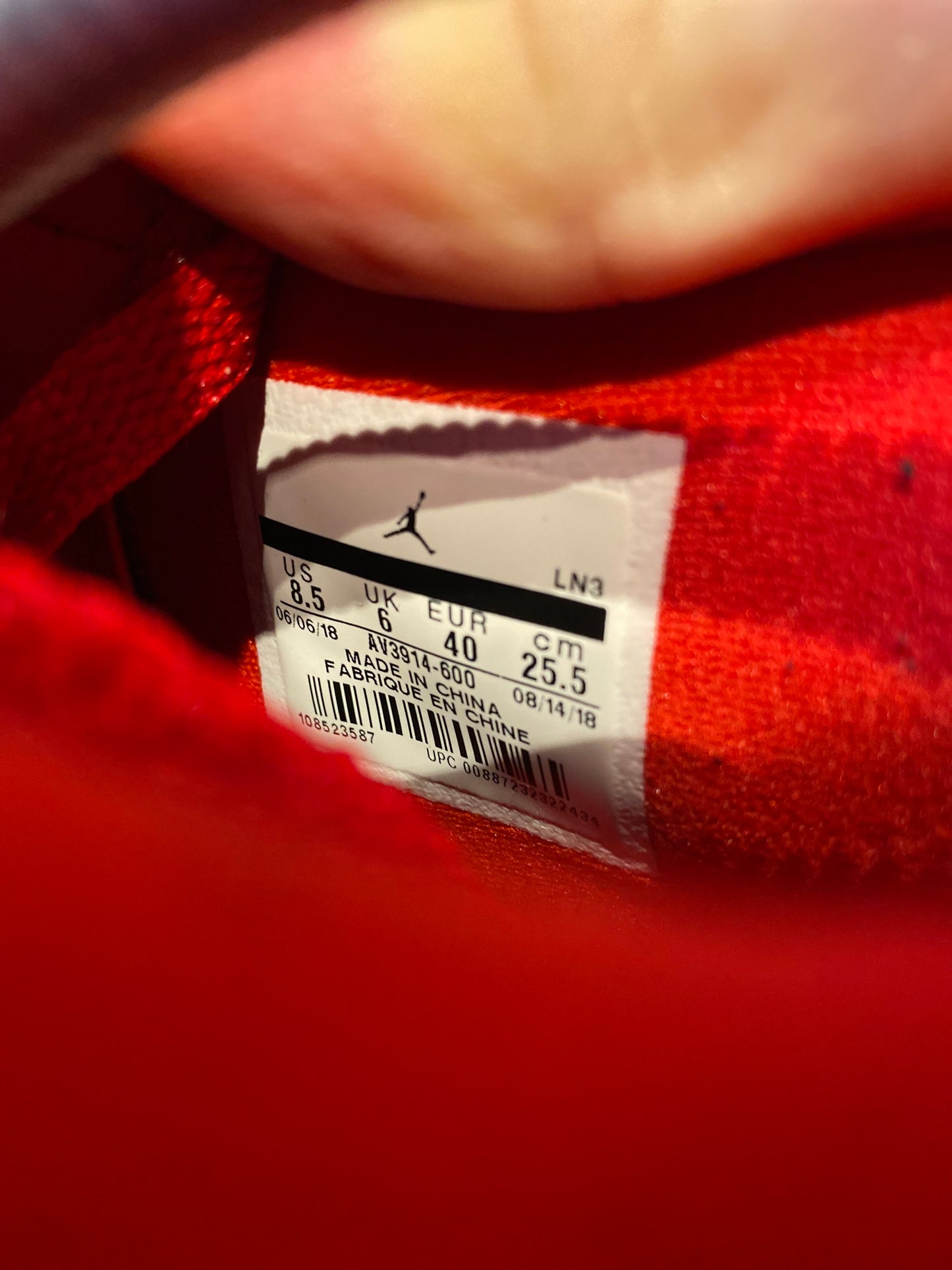 JORDAN 4 ‘FIRE RED SINGLES DAY’ - UK 6