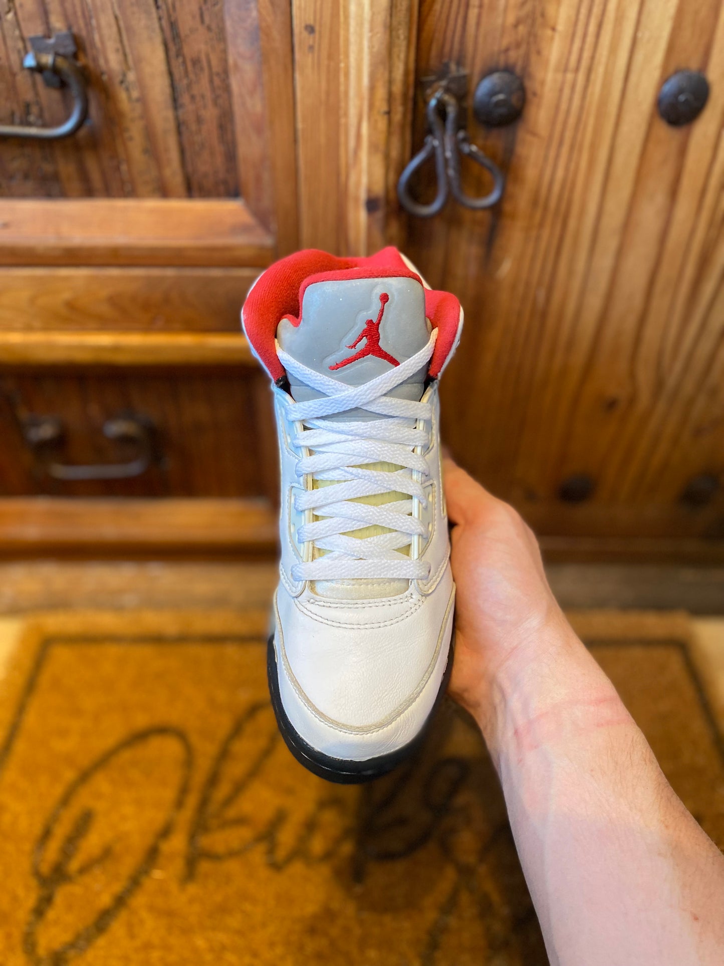 JORDAN 5 ‘FIRE RED SILVER TONGUE’ - UK 5.5