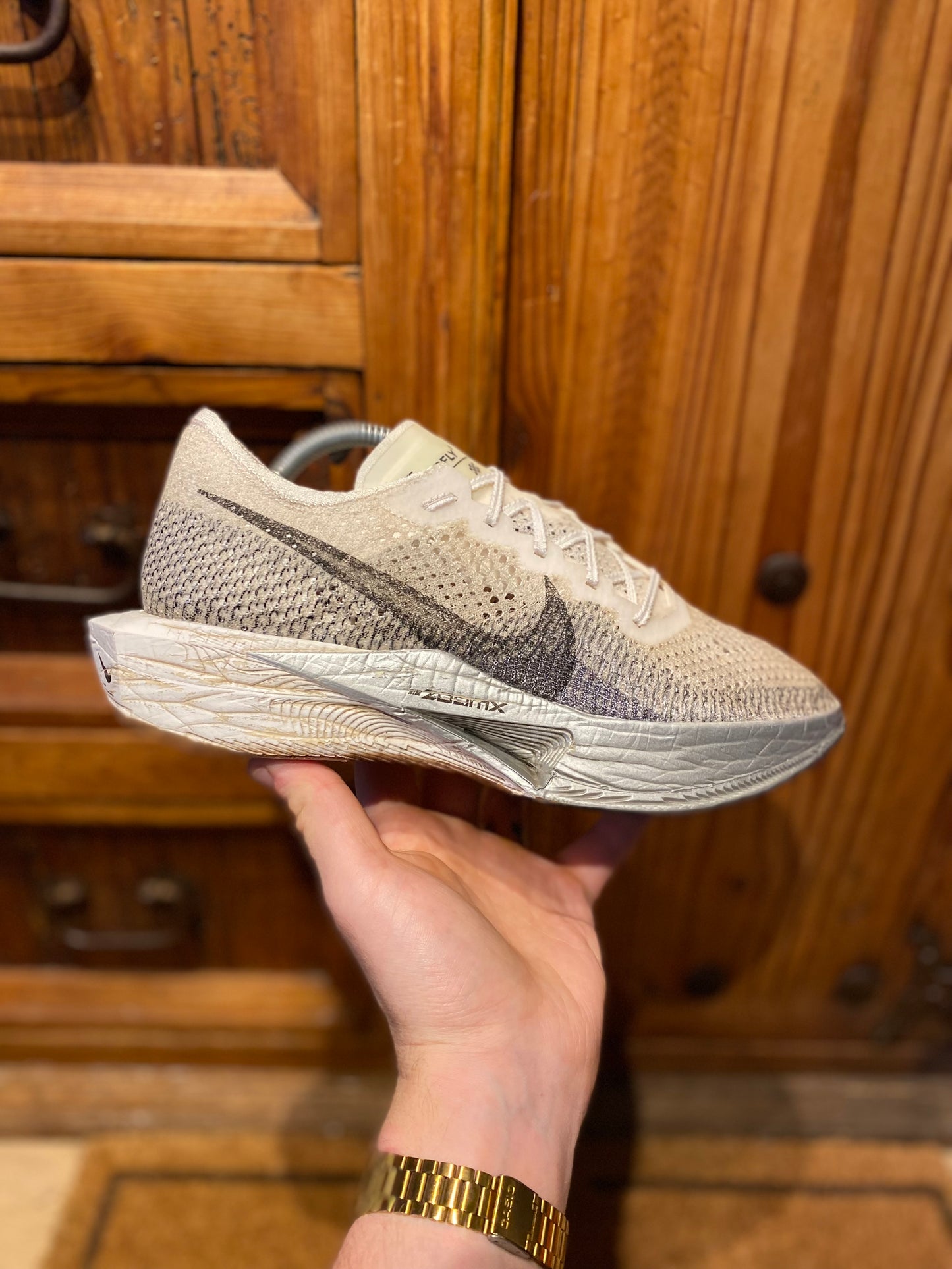 NIKE ZOOMX VAPORFLY 3 ‘WHITE PARTICLE GREY’ - UK 8.5