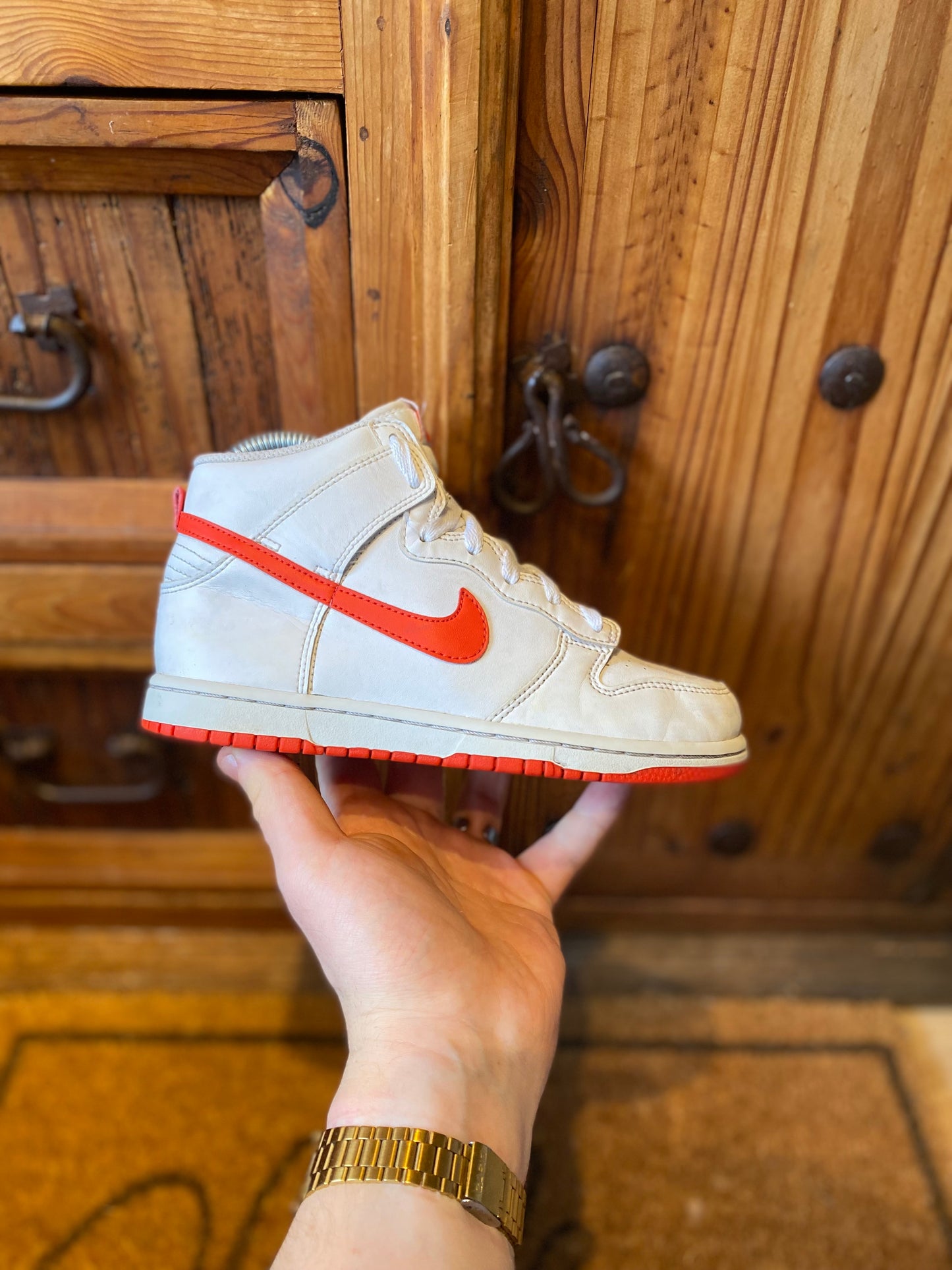 NIKE DUNK HIGH ‘WHITE PICANTE RED’ - UK 2