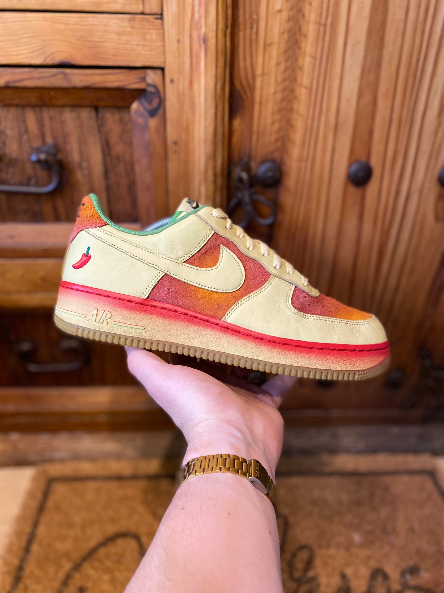 NIKE AIR FORCE 1 ‘CHILLI PEPPER’ - UK 9.5
