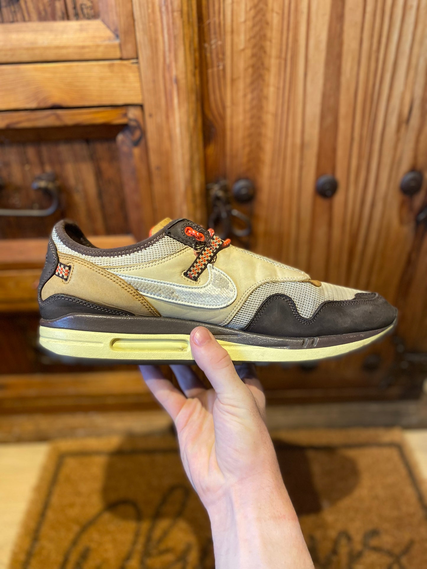 NIKE AIR MAX 1 TRAVIS SCOTT ‘CACTUS JACK BAROQUE BROWN’ - UK 13
