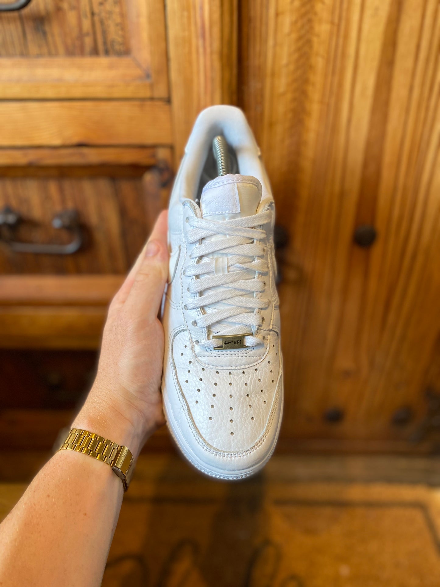 NIKE AIR FORCE 1 ‘QUADRUPLE WHITE’ - UK 7