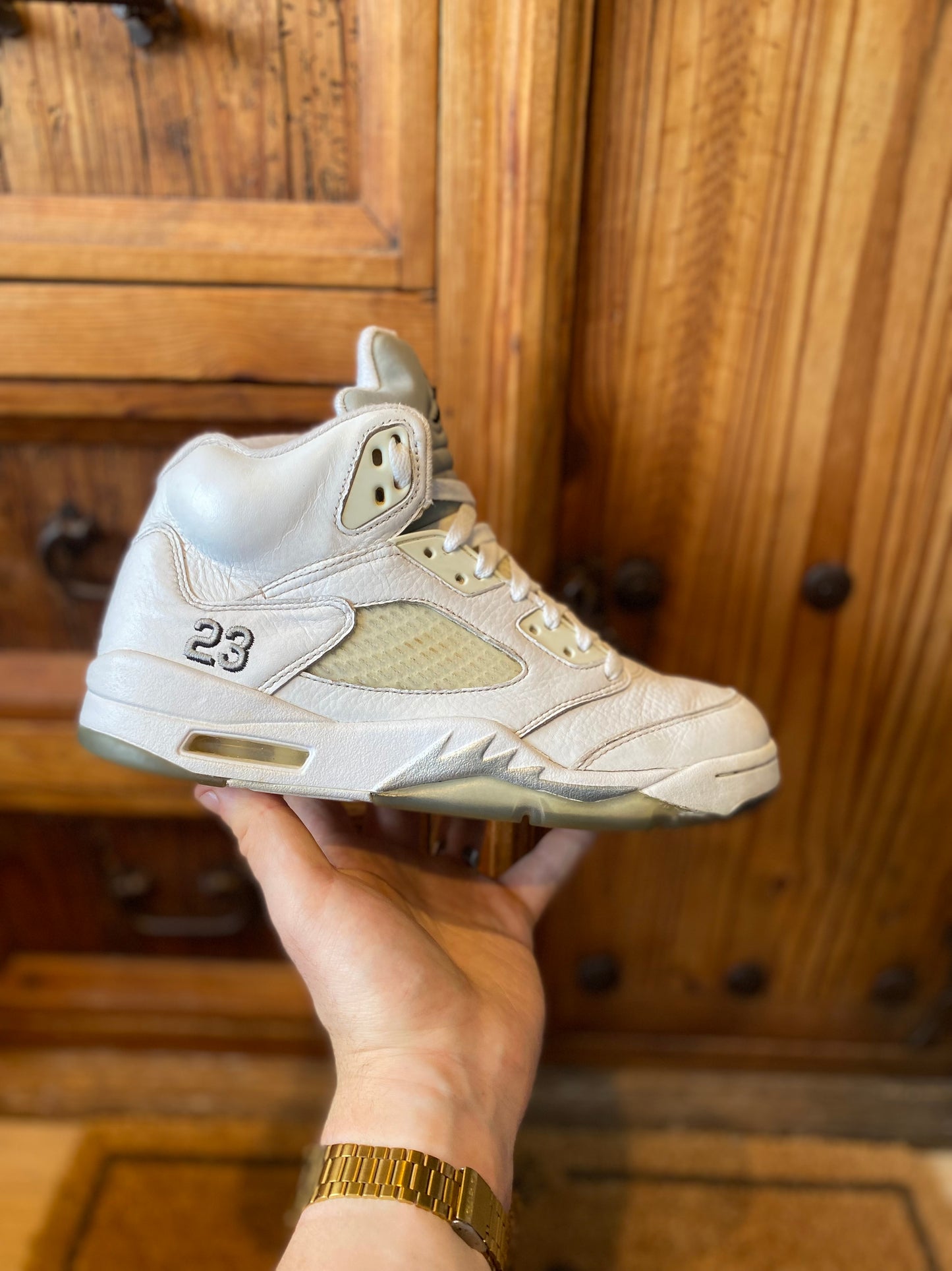 JORDAN 5 ‘WHITE METALLIC’ - UK 7.5