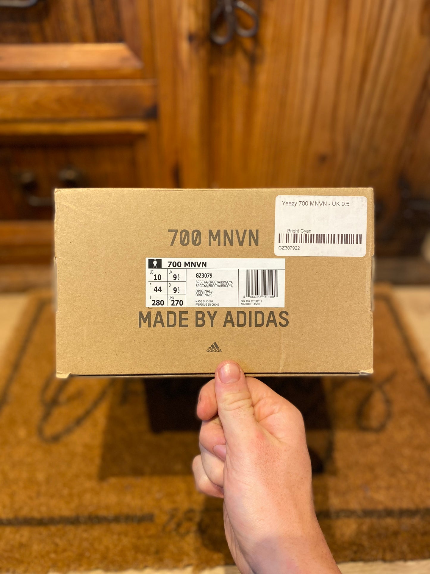YEEZY BOOST 700 MNVN ‘BRIGHT CYAN’ - UK 9.5